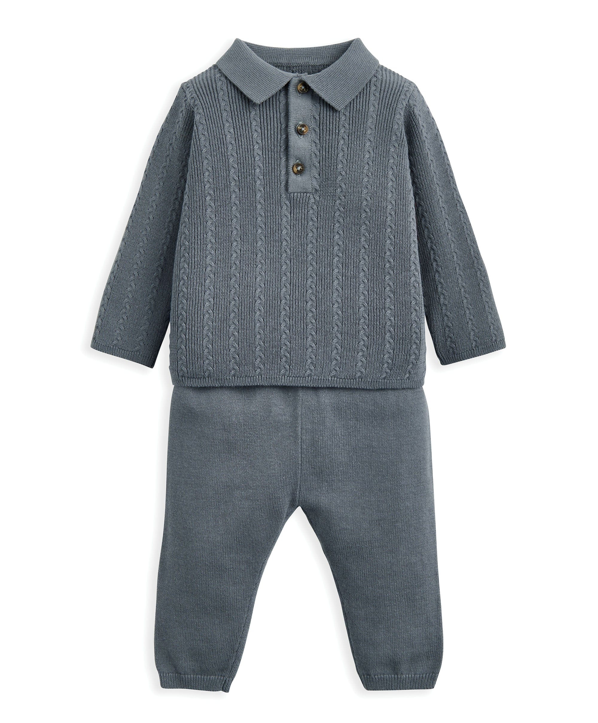 Cable Knit Top & Trousers Set (2 Pieces) - Image 4