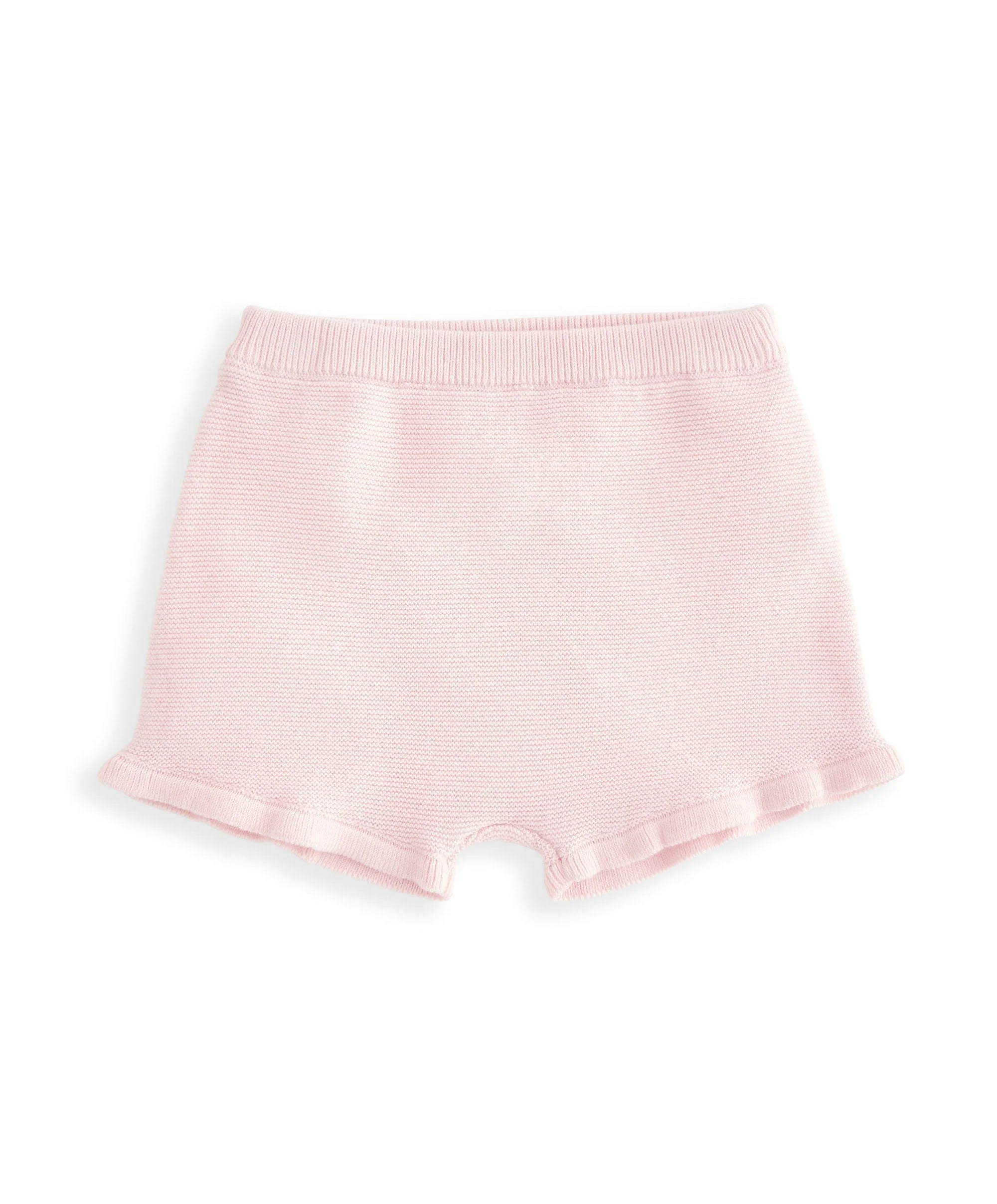 Embroidered Knit Top & Shorts Set (2 Pieces) - Pink - Image 3