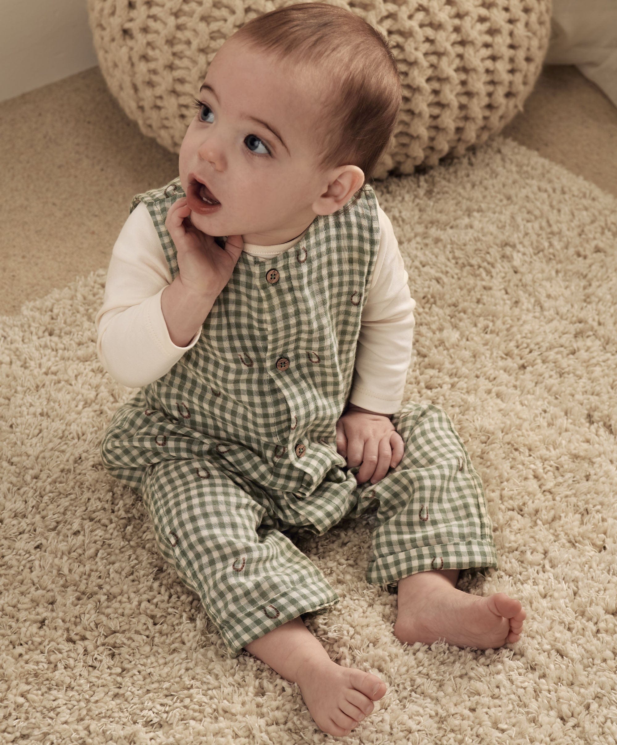 Gingham Romper & Bodysuit - Image 2