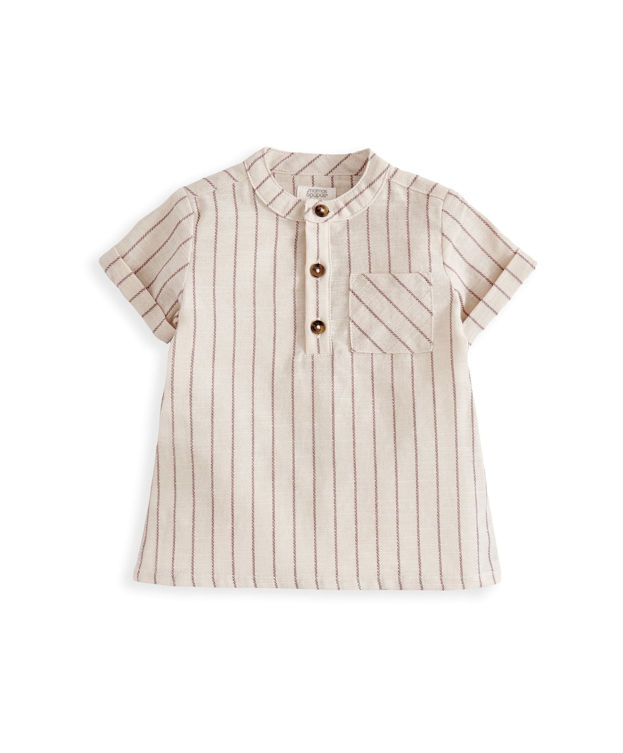 Rust Shirt & Shorts Outfit Set - Image 2
