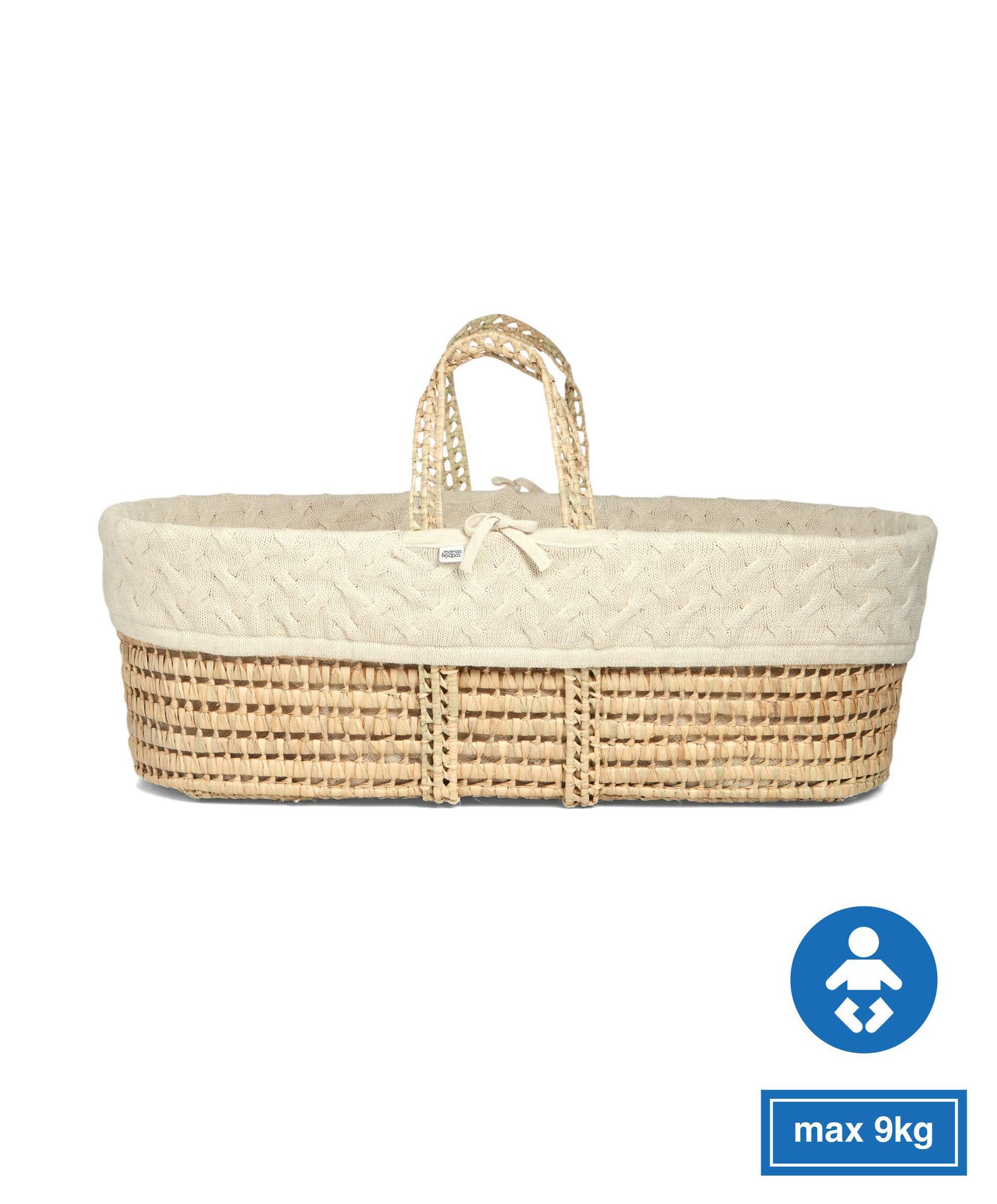 Newborn Swaddle and Moses Basket Bundle (3 Pieces) - Duckling - Image 3