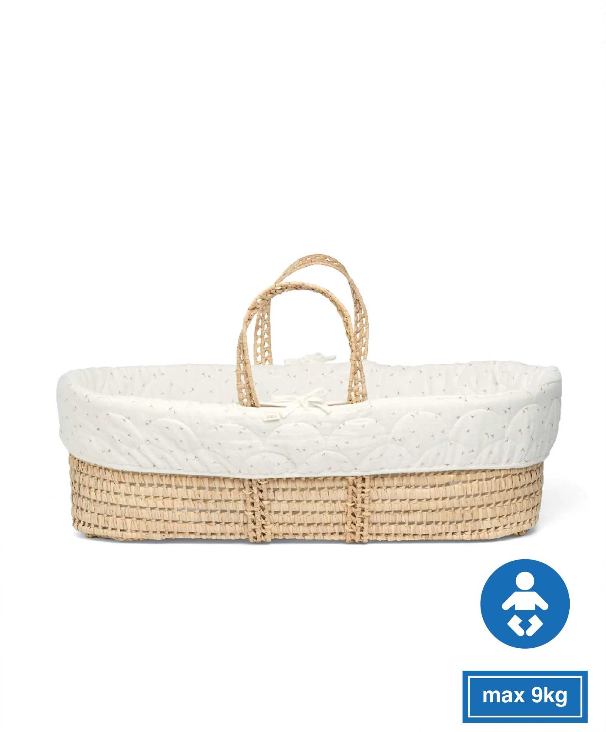 Newborn Swaddle and Moses Basket Bundle (3 Pieces) - Seedling - Image 4