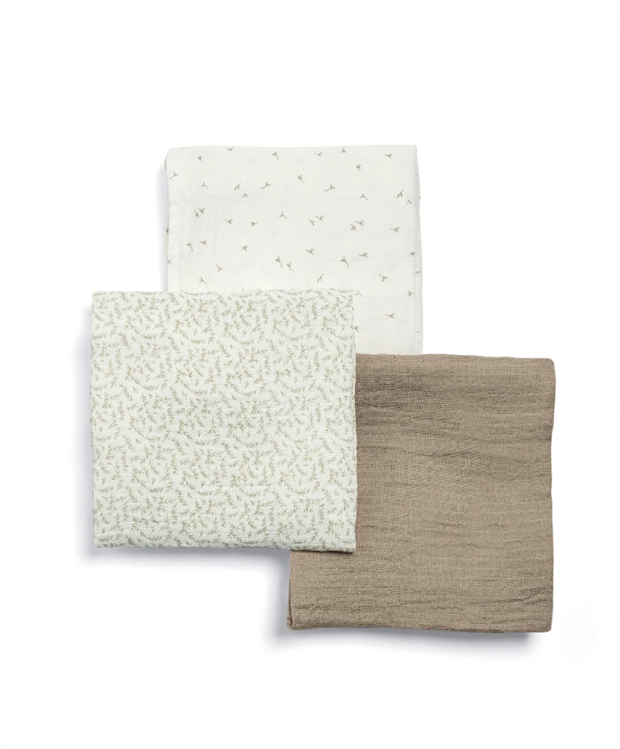 Large Muslin Squares (3 pack) - Welcome to the World Seedling - Image 2
