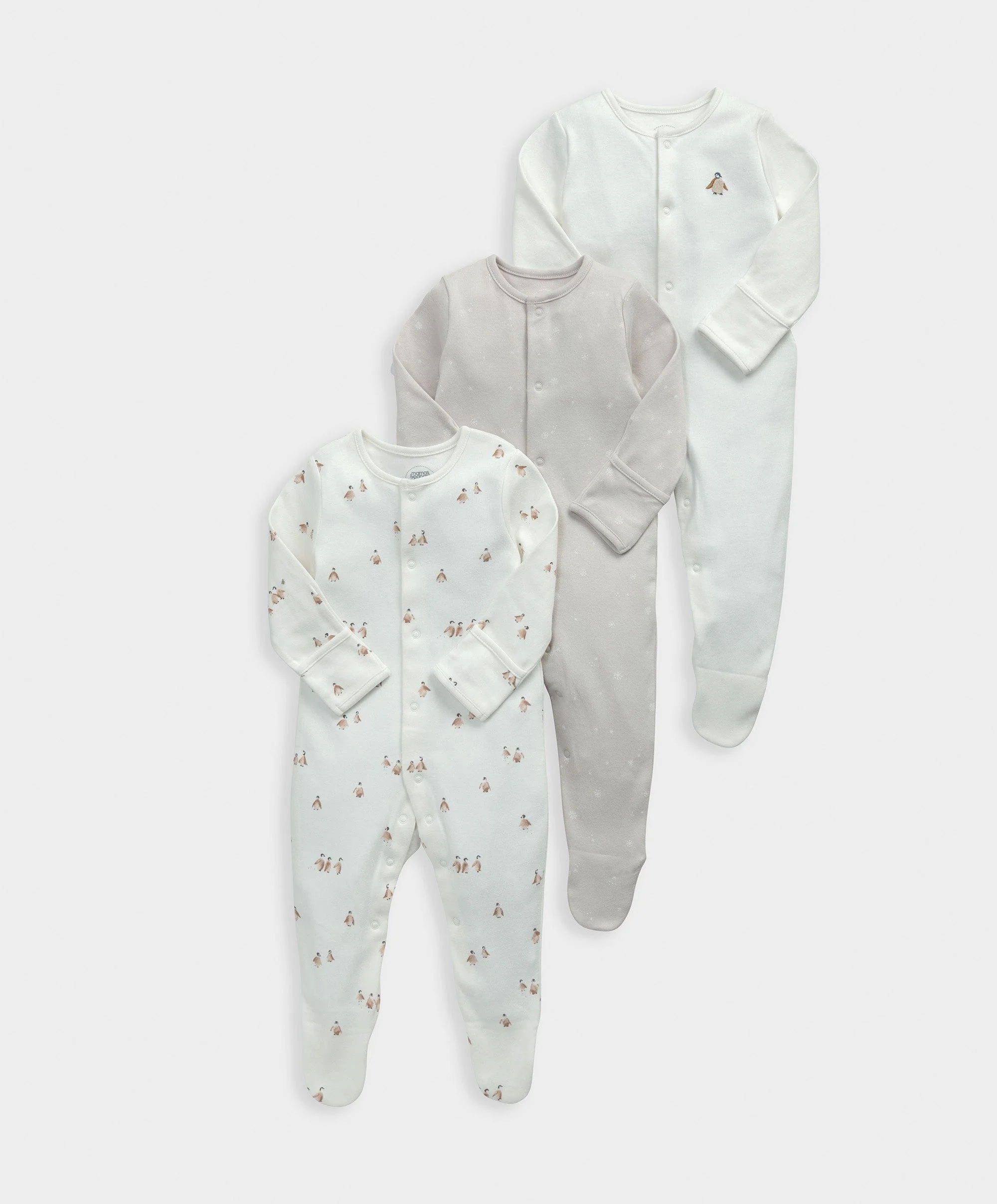 Penguin Sleepsuits (Pack of 3) - Image 2