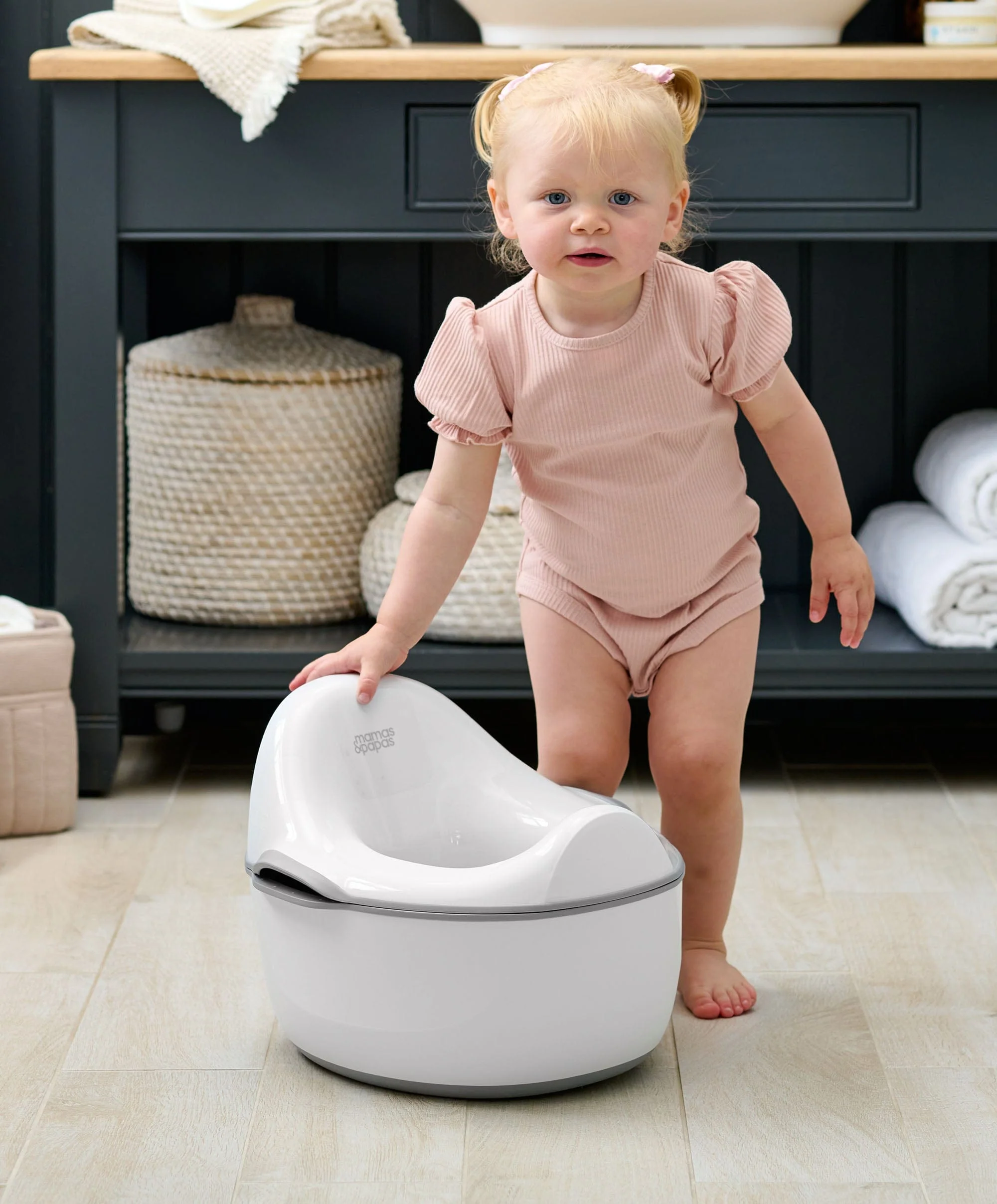 4-in-1 Grow and Learn Potty – Grey/White
