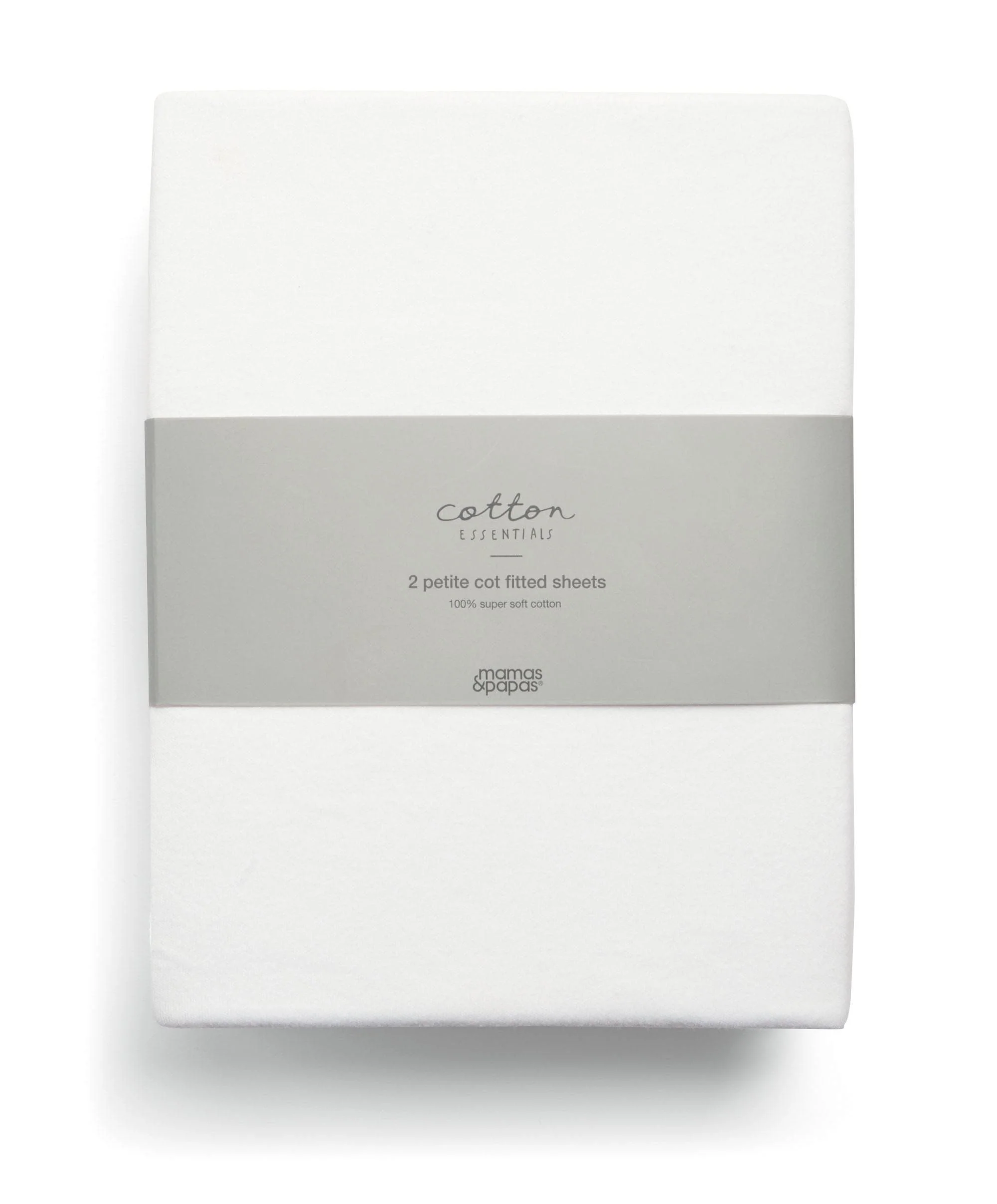 Petite Cot Bundle with Essential Airflow Fibre Mattress (4 Pieces) - Pure White - Image 5