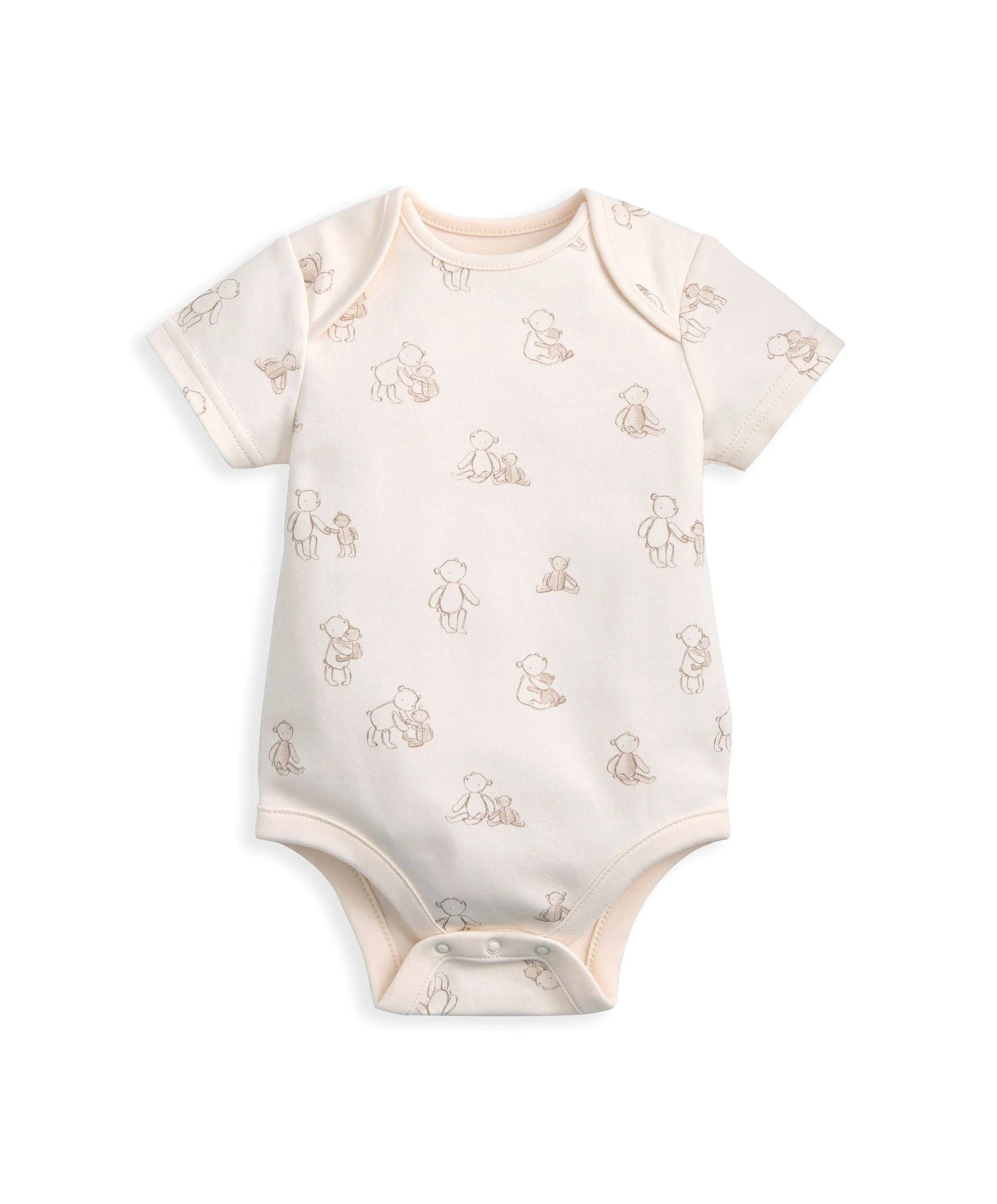 Bear Print All In Ones Bodysuit & Hat Set (4 Pieces) - Image 4
