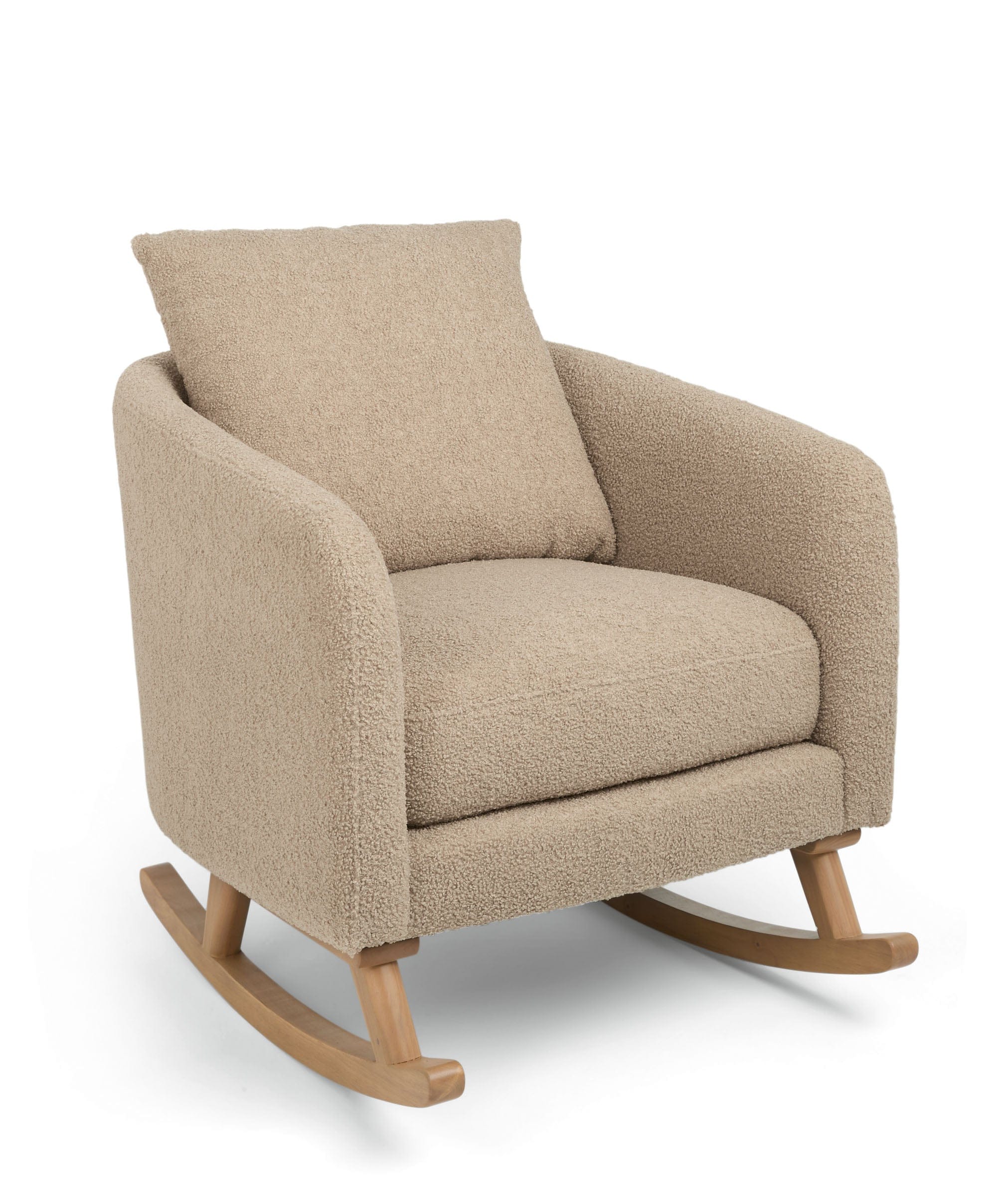 Alma Nursing Chair & Stool - Fawn Boucle - Image 3