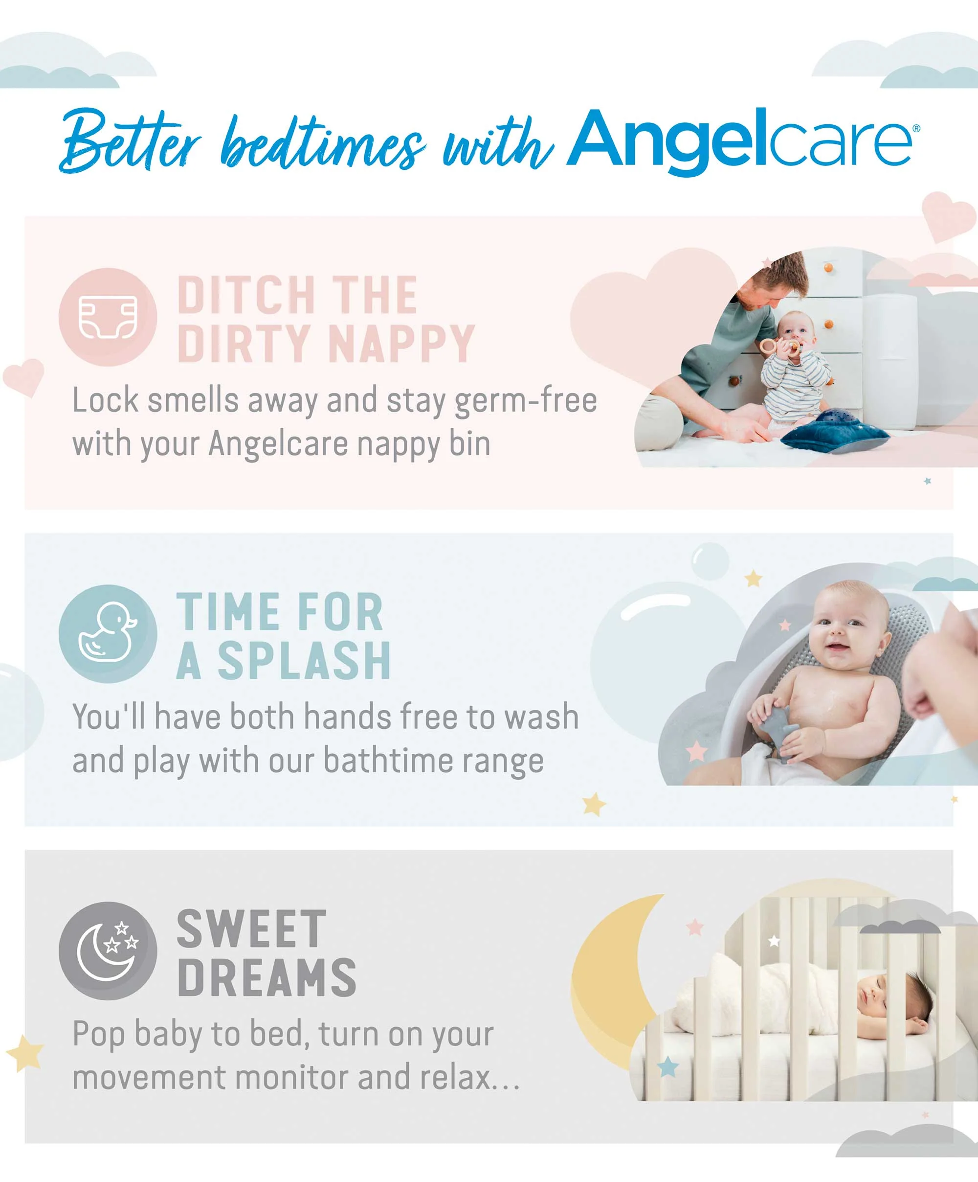 Angelcare Soft Touch Baby Bath Support - Aqua - Image 8
