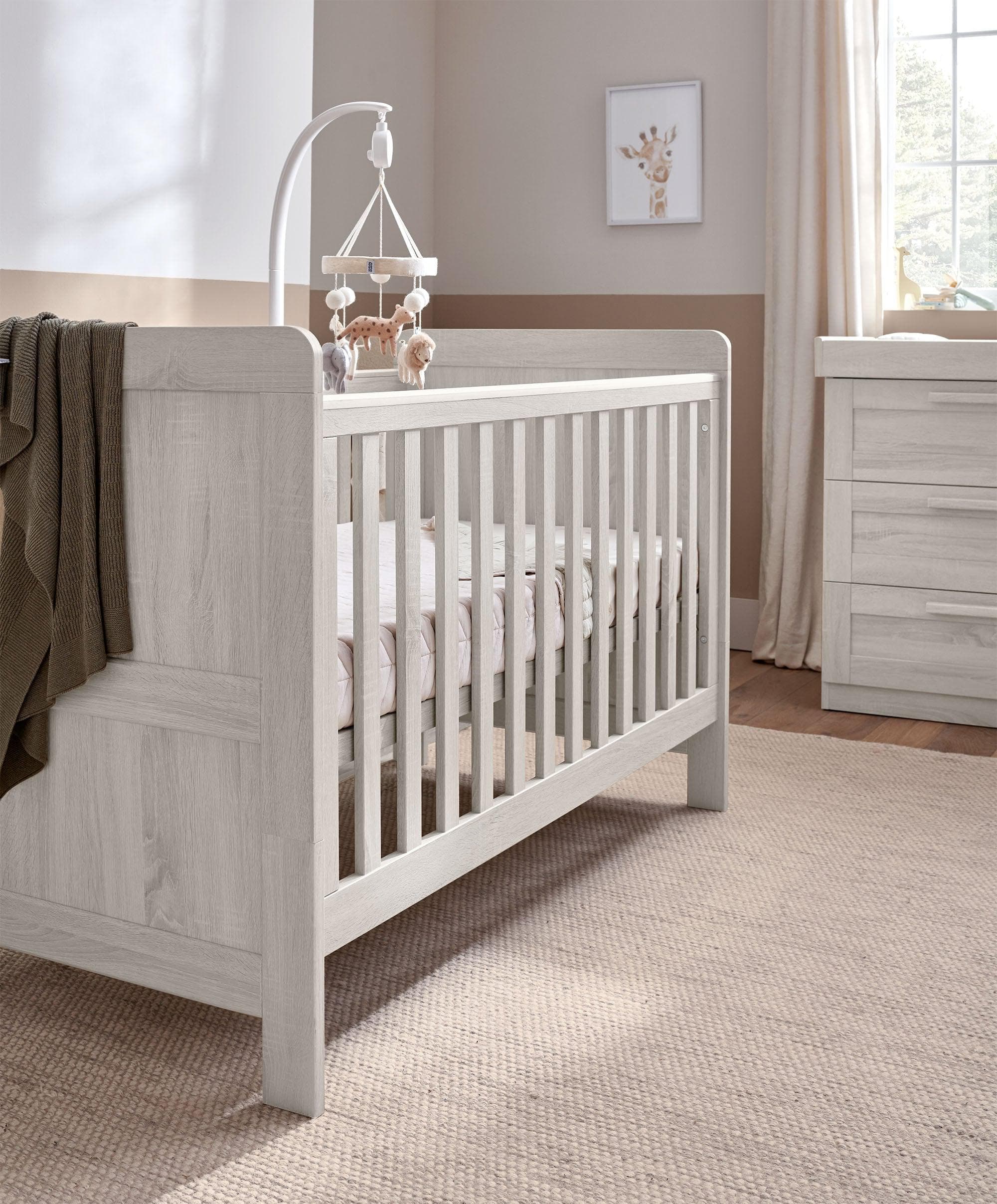 Atlas Cotbed & Premium Pocket Spring Mattress Bundle - Nimbus White - Image 4
