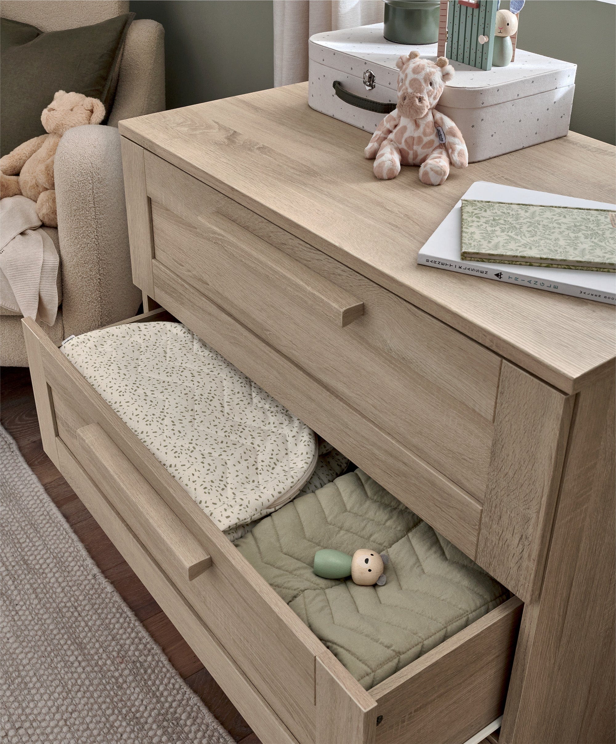 Atlas Dresser Changer - Light Oak - Image 8