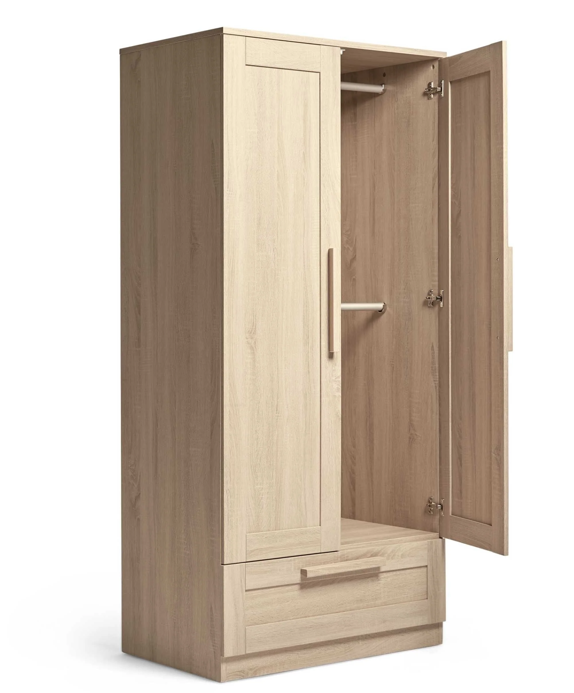 Atlas Wardrobe - Light Oak - Image 4