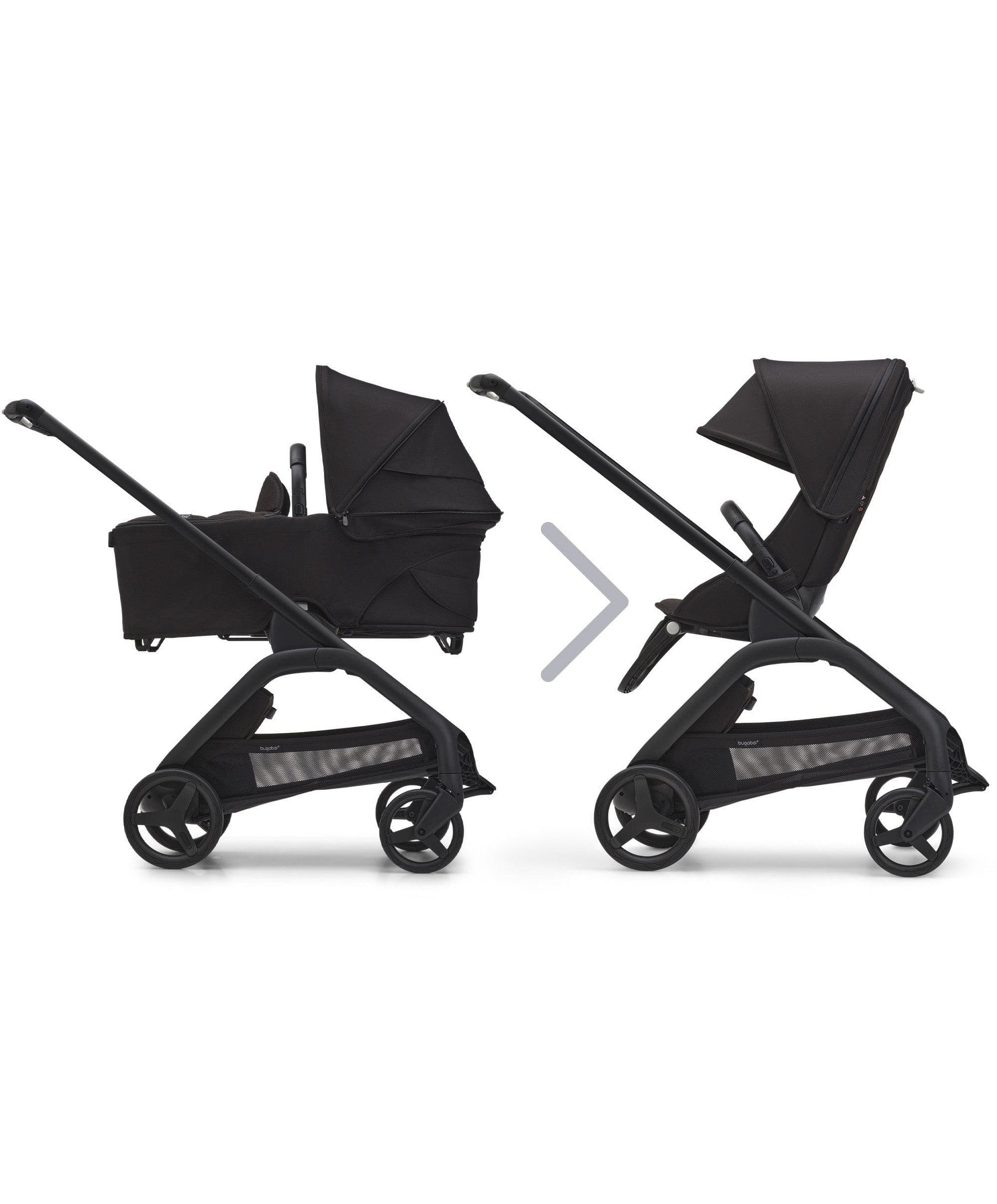 Bugaboo Dragonfly Pushchair Bundle with Maxi-Cosi Pebble 360 Pro² Car Seat & Base - Black - Image 3