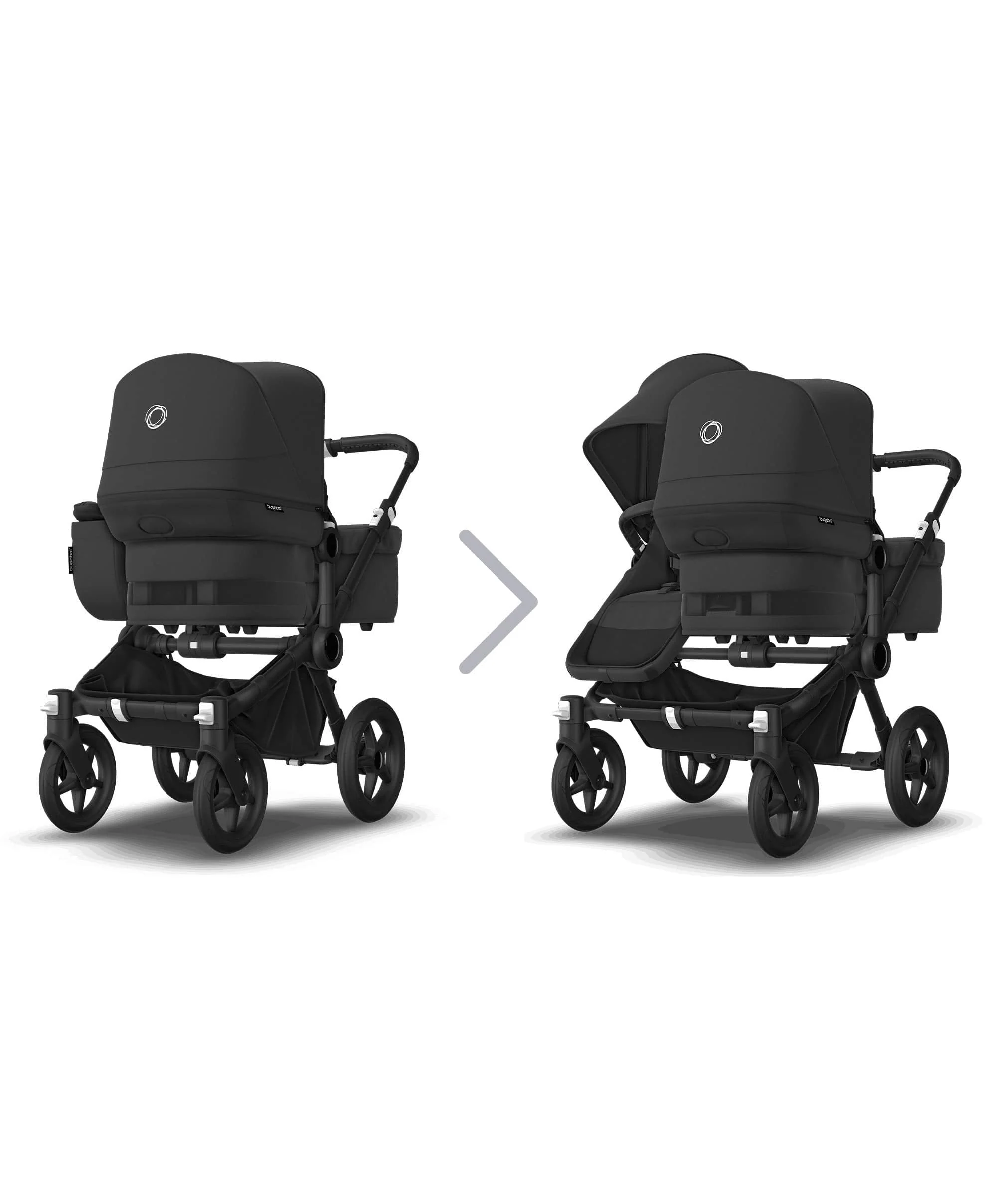 Bugaboo Donkey 5 Double Carrycot & Seat Pushchair - Midnight Black - Image 14