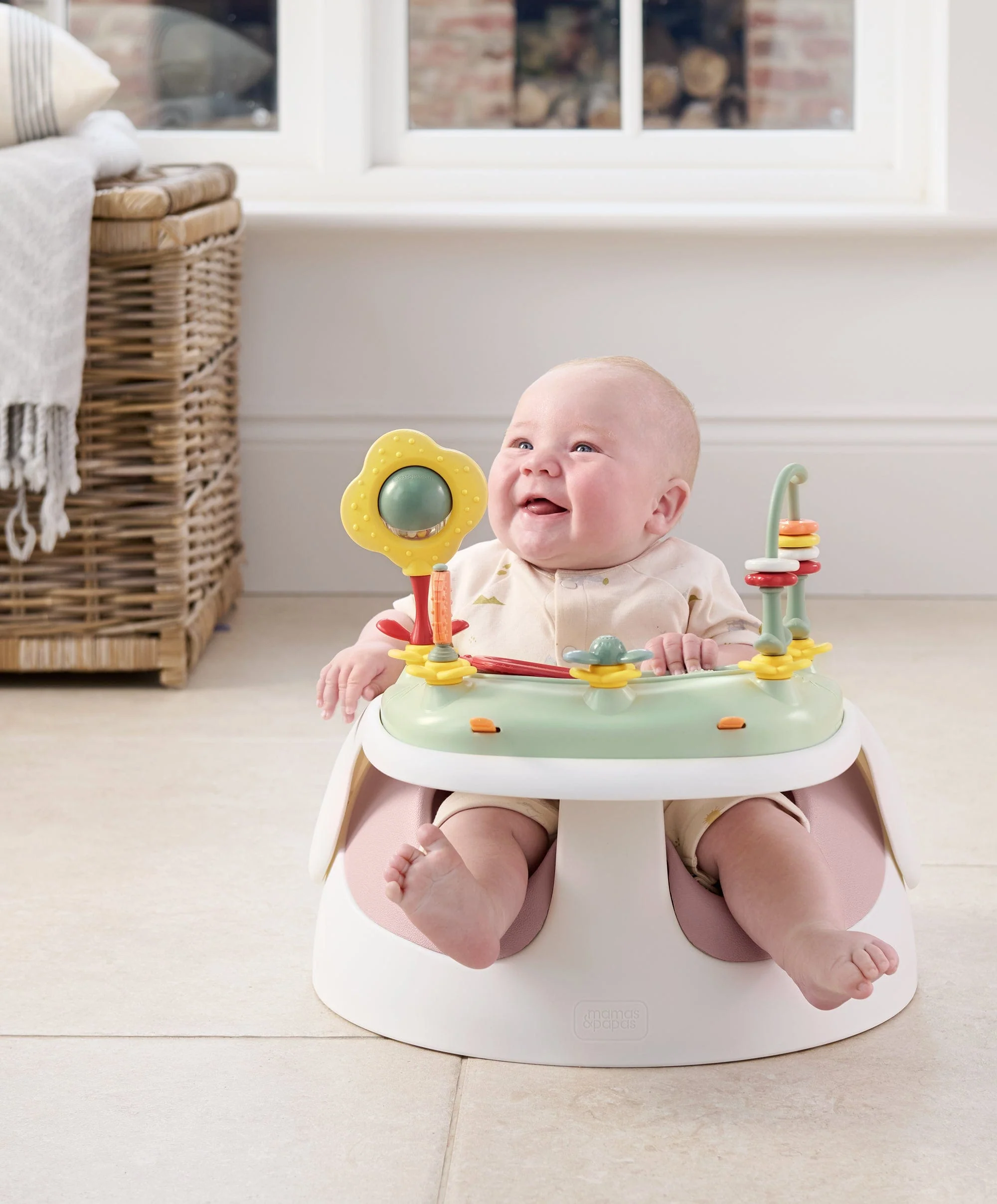 Snug Floor Seat with Activity Tray - Blossom - Image 8