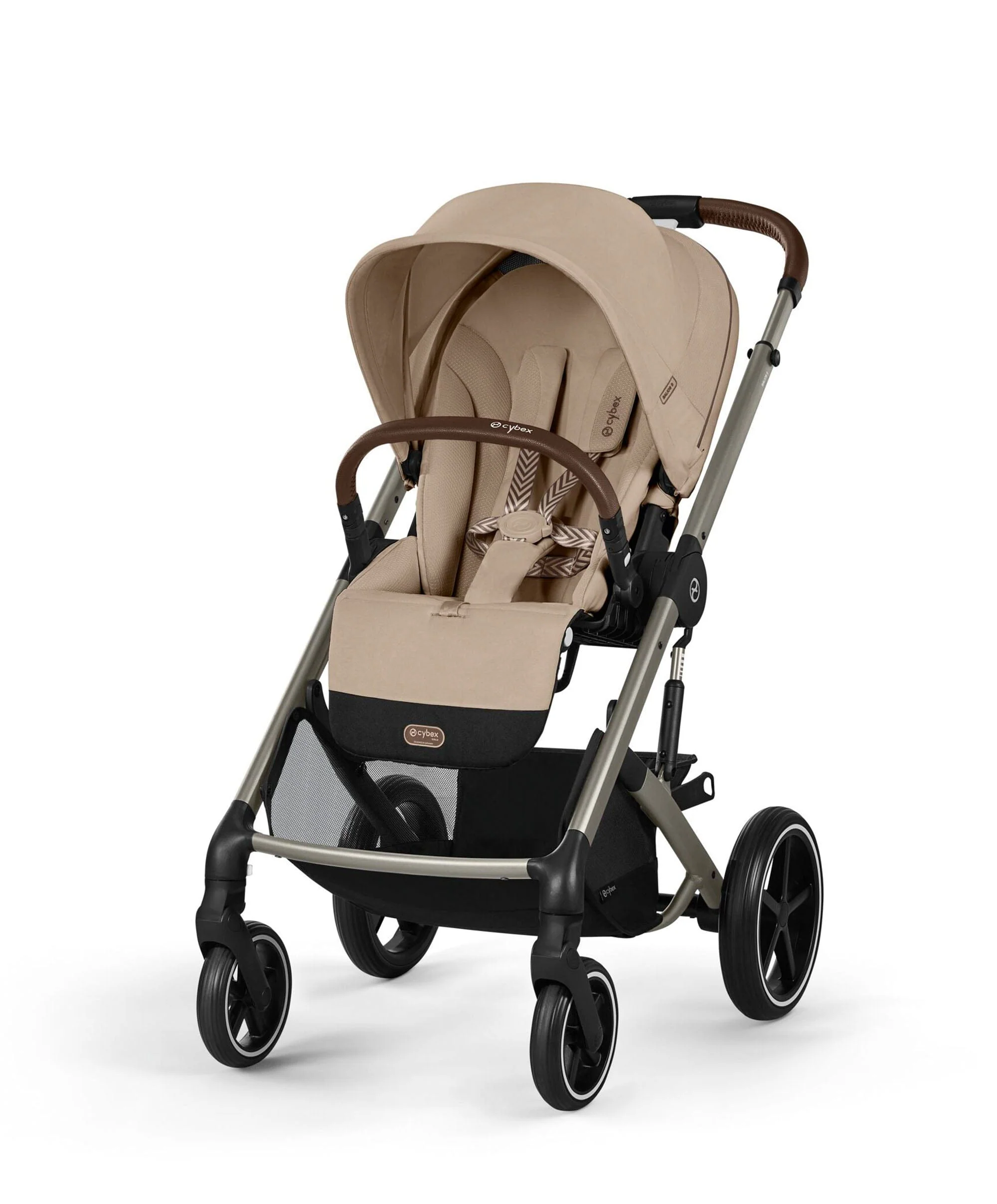 Cybex Balios Pushchair Bundle with Cybex Cloud T Car Seat (7 pieces) – Almond Beige - Image 2