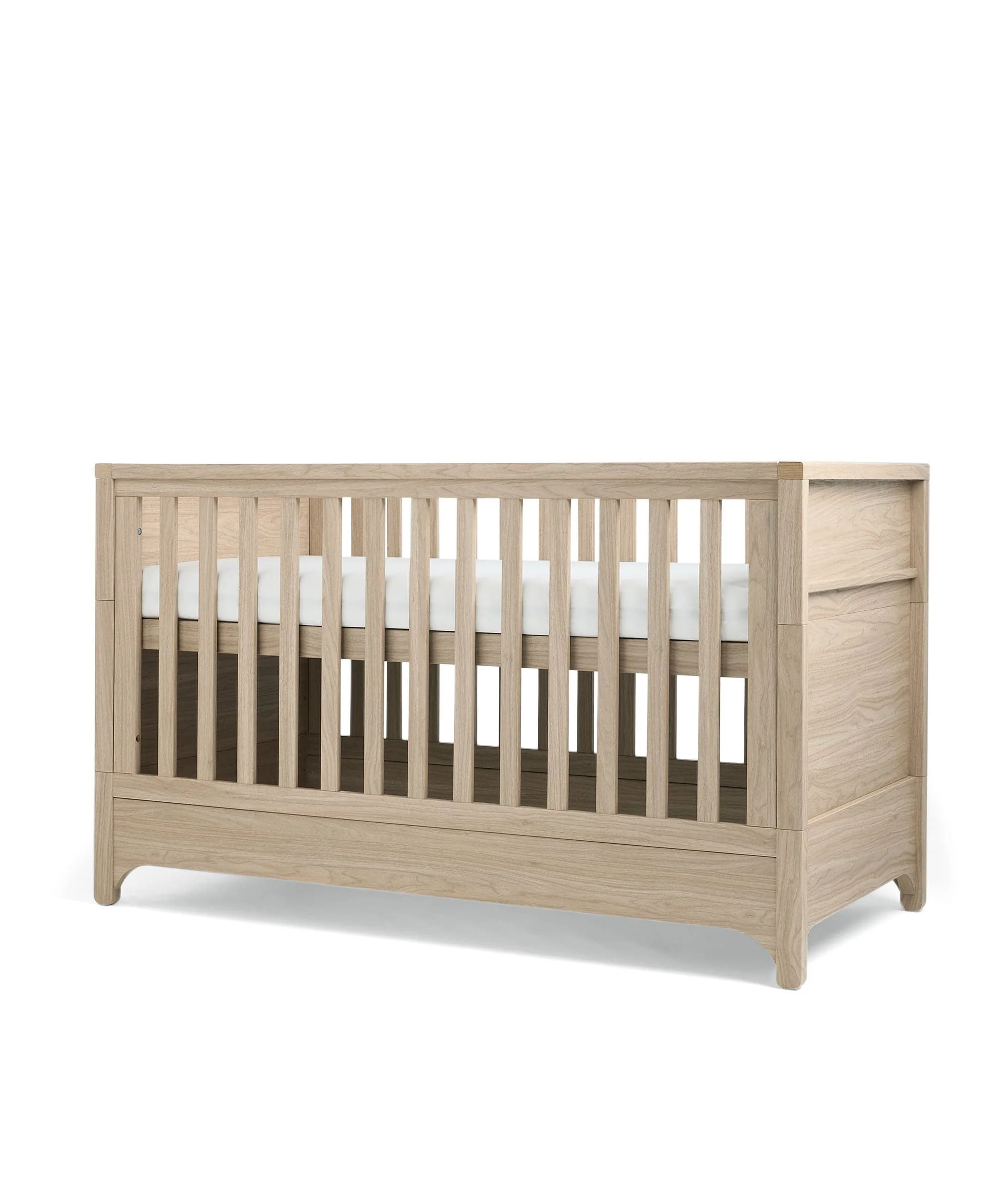 Barton 3 Piece Cotbed Range with Dresser Changer & Wardrobe - Oak - Image 5
