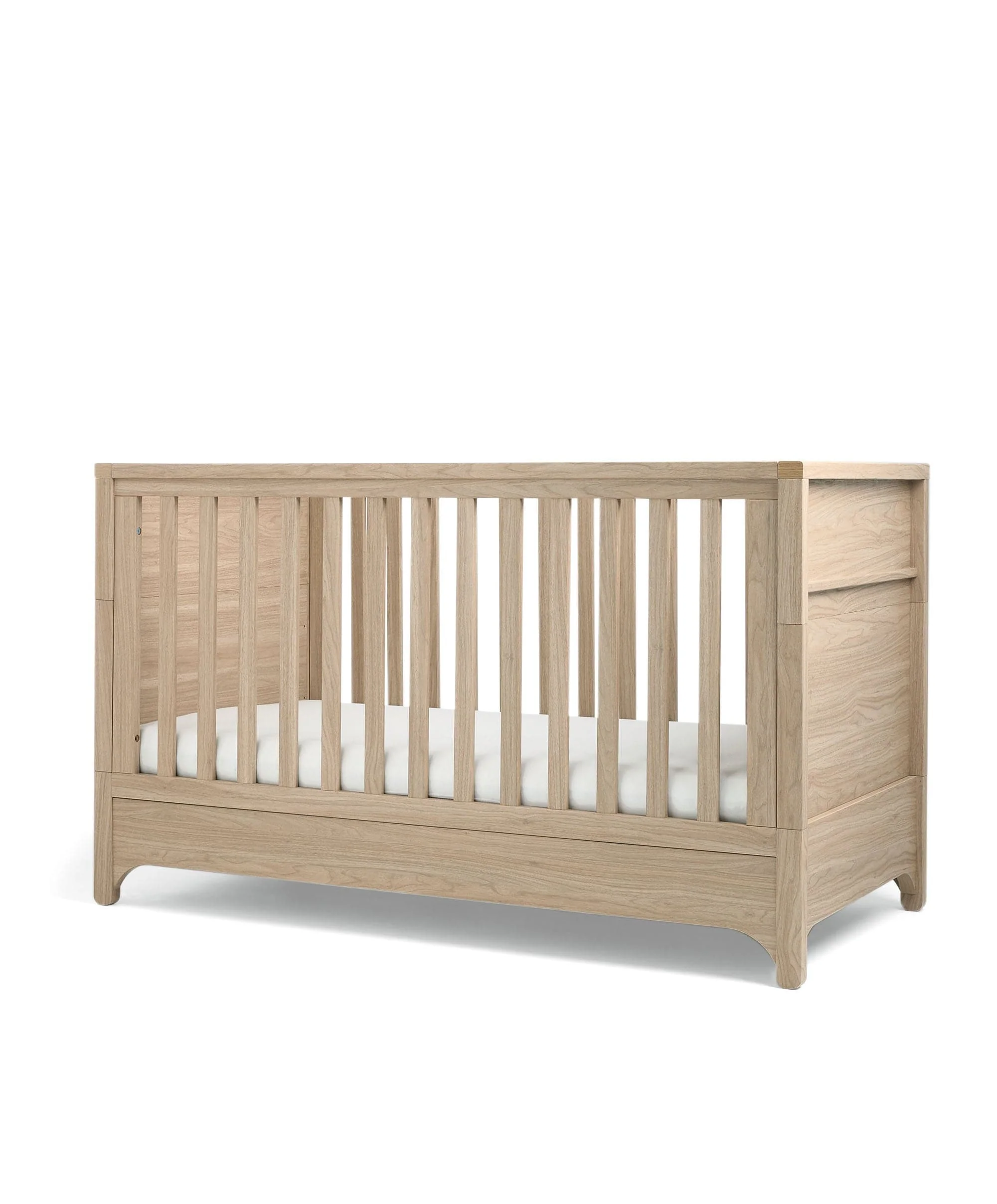 Barton 3 Piece Cotbed Range with Dresser Changer & Wardrobe - Oak - Image 3