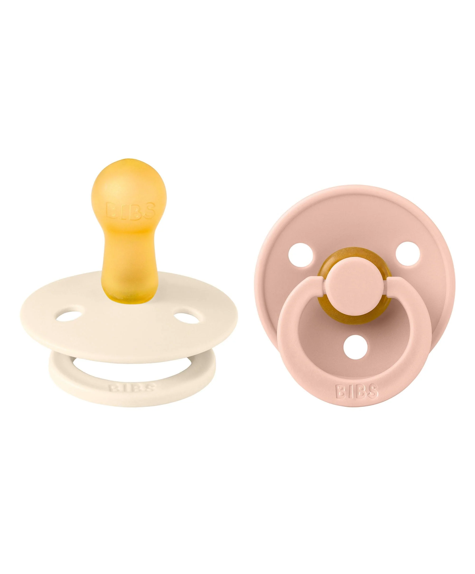 BIBS Dummies Bundle Size 1 (3 Pieces) – Blush/Ivory - Image 2