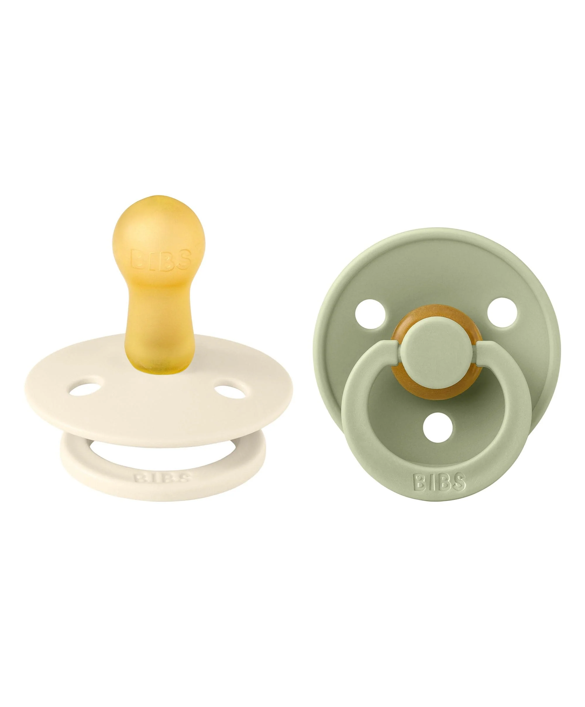 BIBS Dummies Bundle Size 1 (3 Pieces) – Sage/Ivory/Vanilla - Image 2