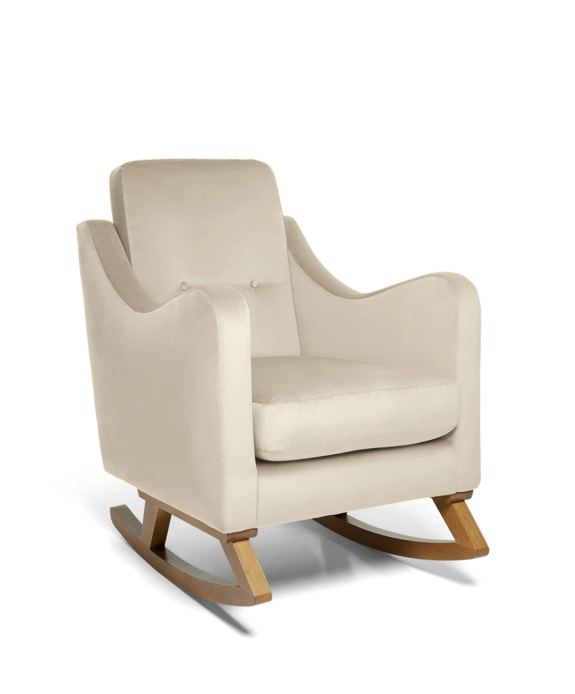 Bowdon Nursing Chair - Latte Velvet - Image 2
