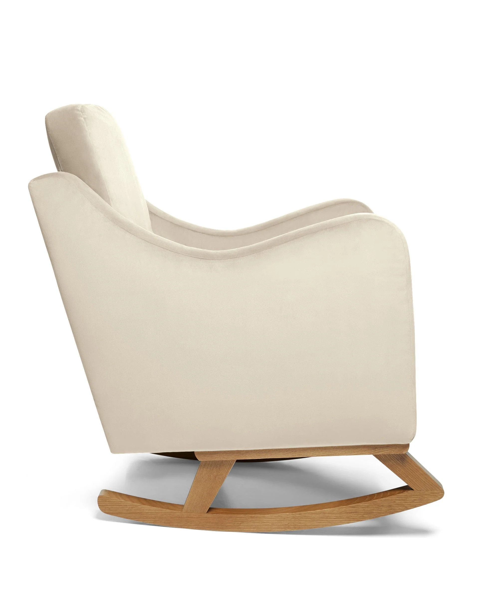 Bowdon Nursing Chair - Latte Velvet - Image 4