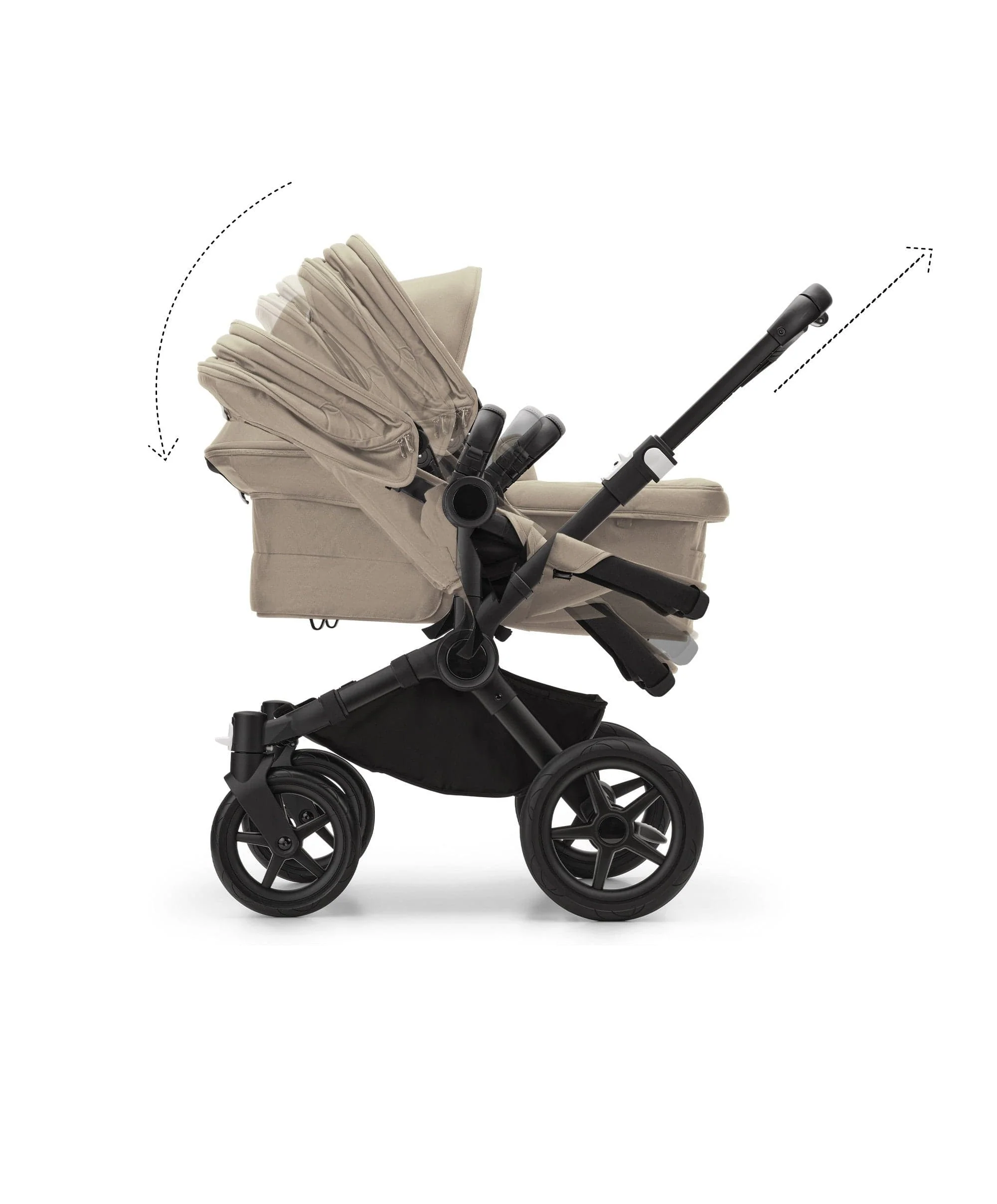 Bugaboo Donkey 5 Double Carrycot & Seat Pushchair - Desert Taupe - Image 4