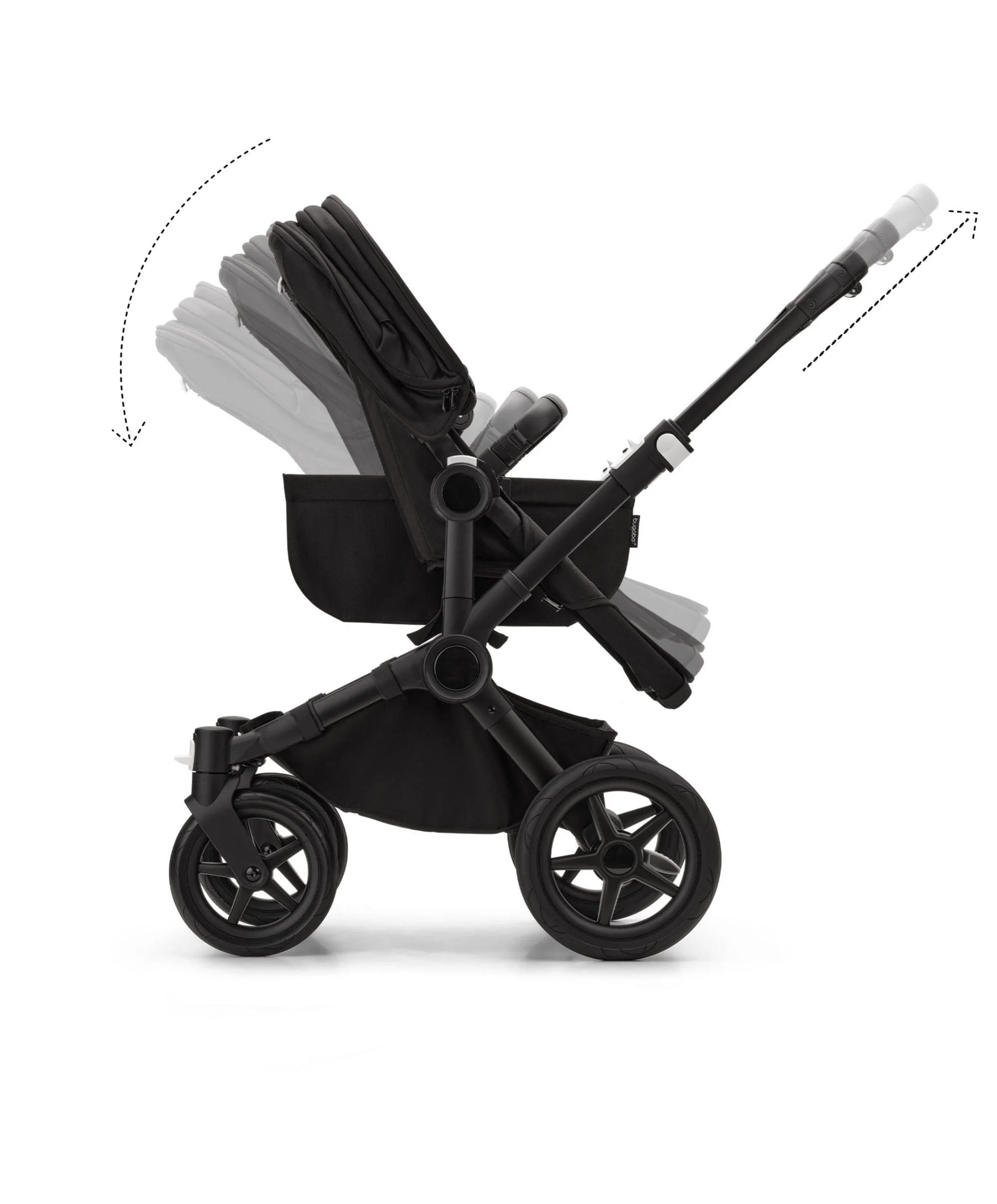 Bugaboo Donkey 5 Mono Complete Pushchair & Carrycot - Midnight Black - Image 7