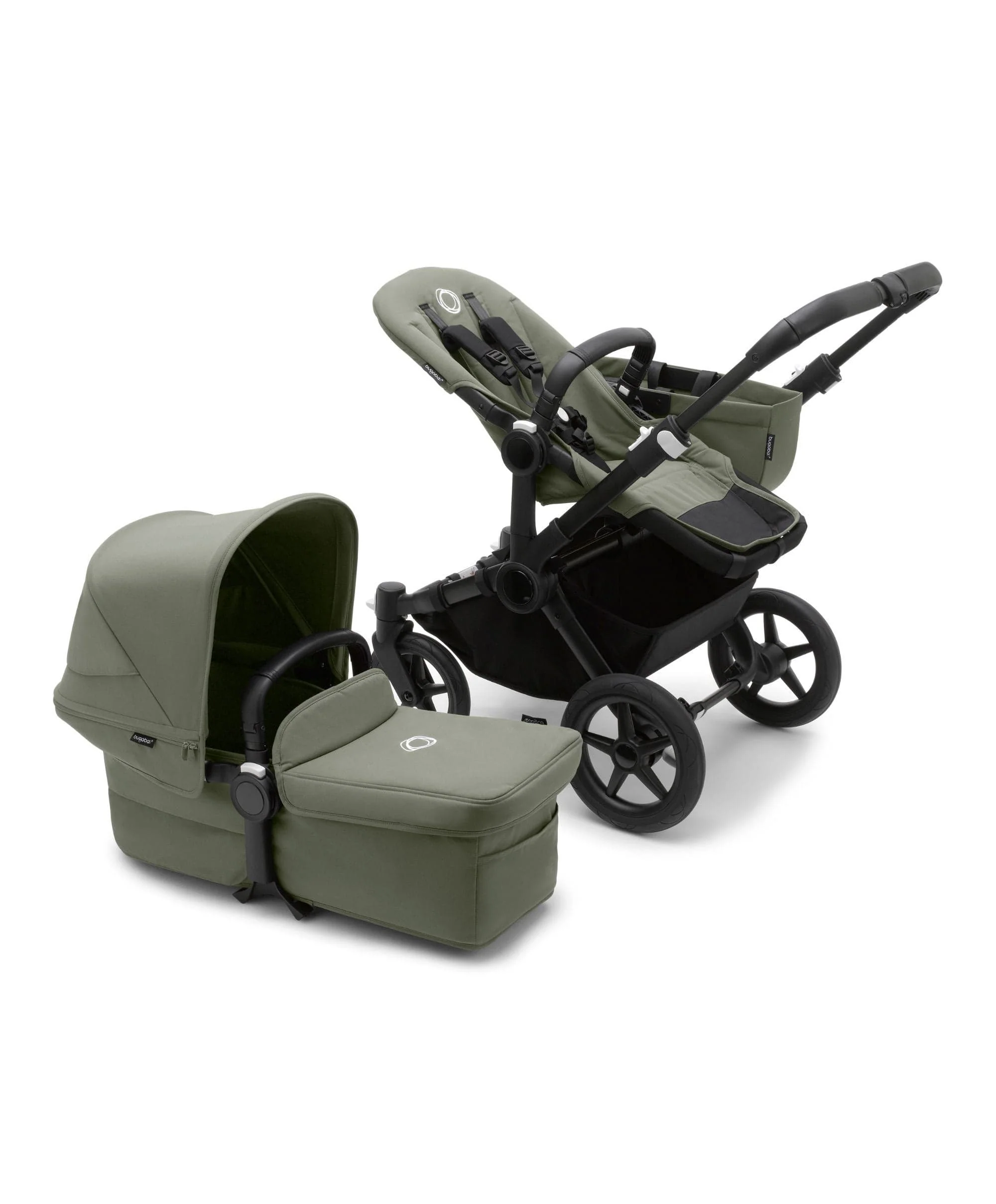 Bugaboo Donkey 5 Mono Complete Pushchair & Carrycot - Forest Green - Image 8