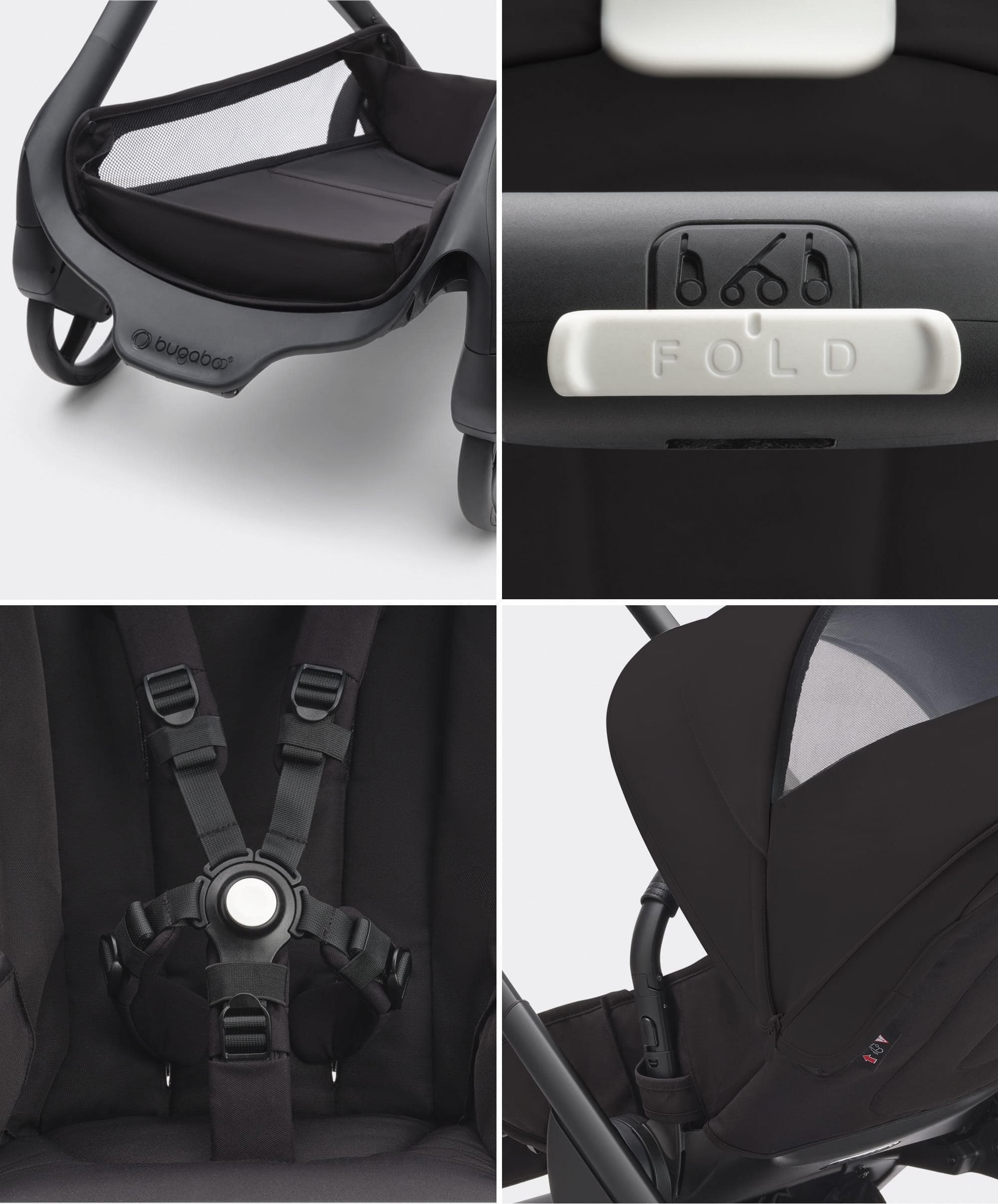 Bugaboo Dragonfly Complete Stroller - Midnight Black - Image 3