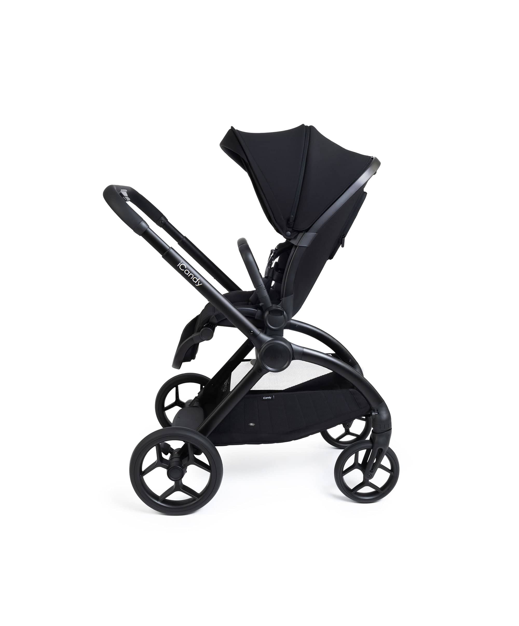 iCandy Core 2 Pushchair Bundle With Cybex Cloud T+ Car Seat & Base - Black - Image 2