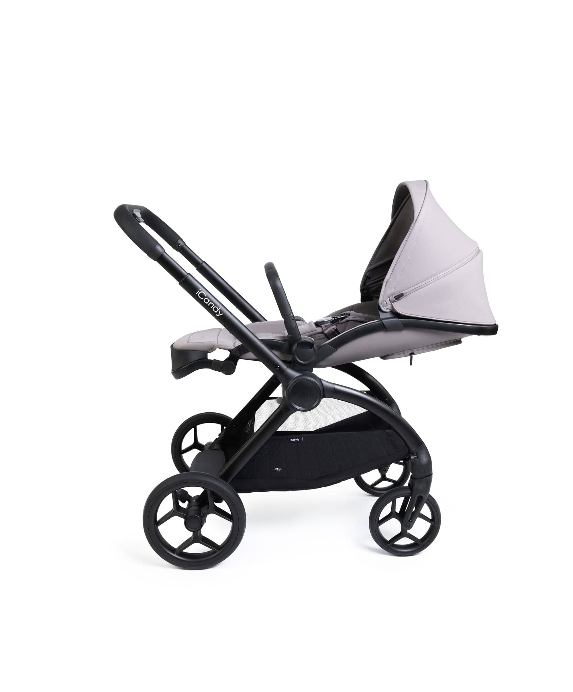 iCandy Core 2 Pushchair Bundle With Cybex Cloud T Car Seat & Base - Storm Grey - Image 3