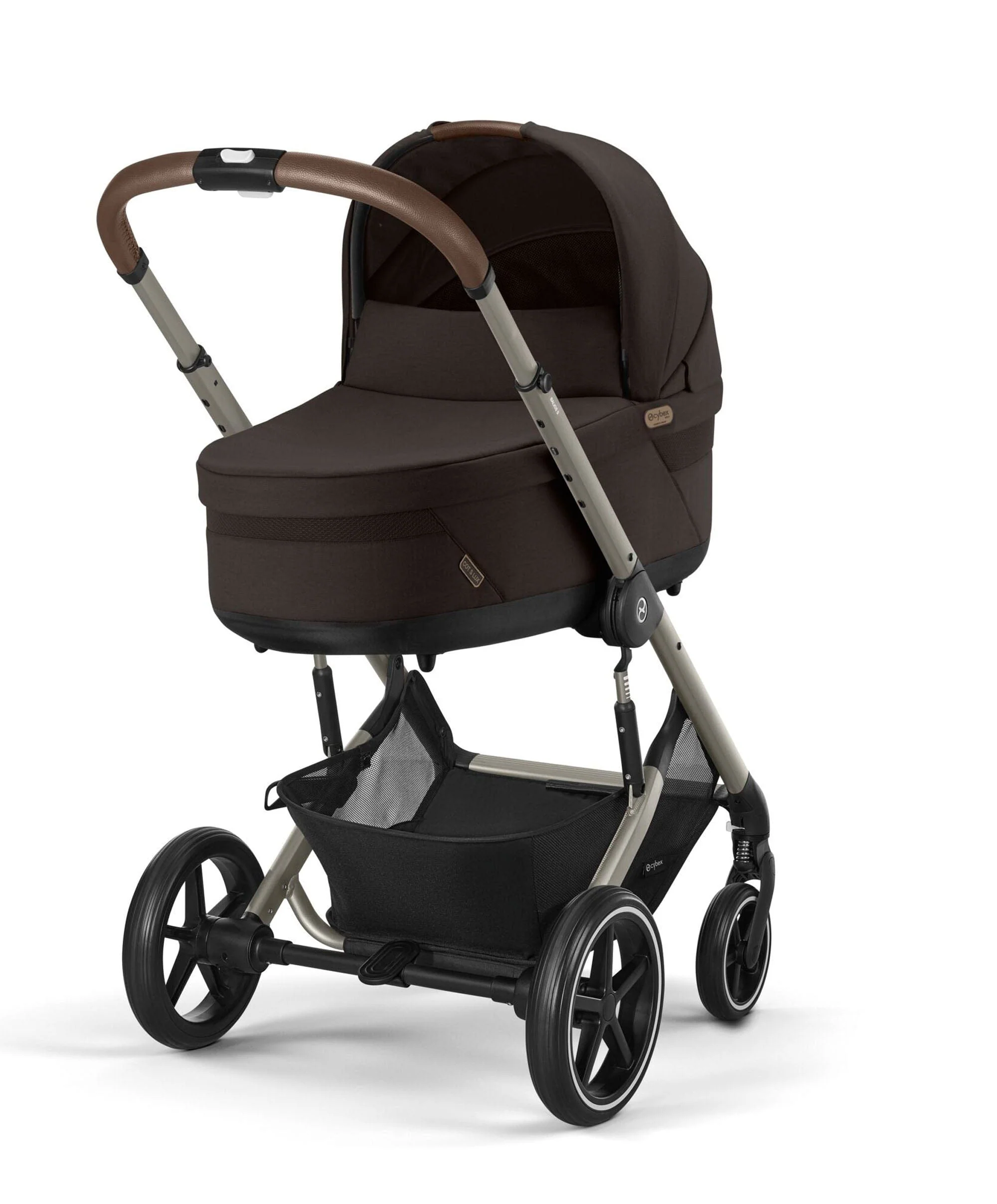 Cybex Balios S Lux Carrycot – Chocolate Brown - Image 7