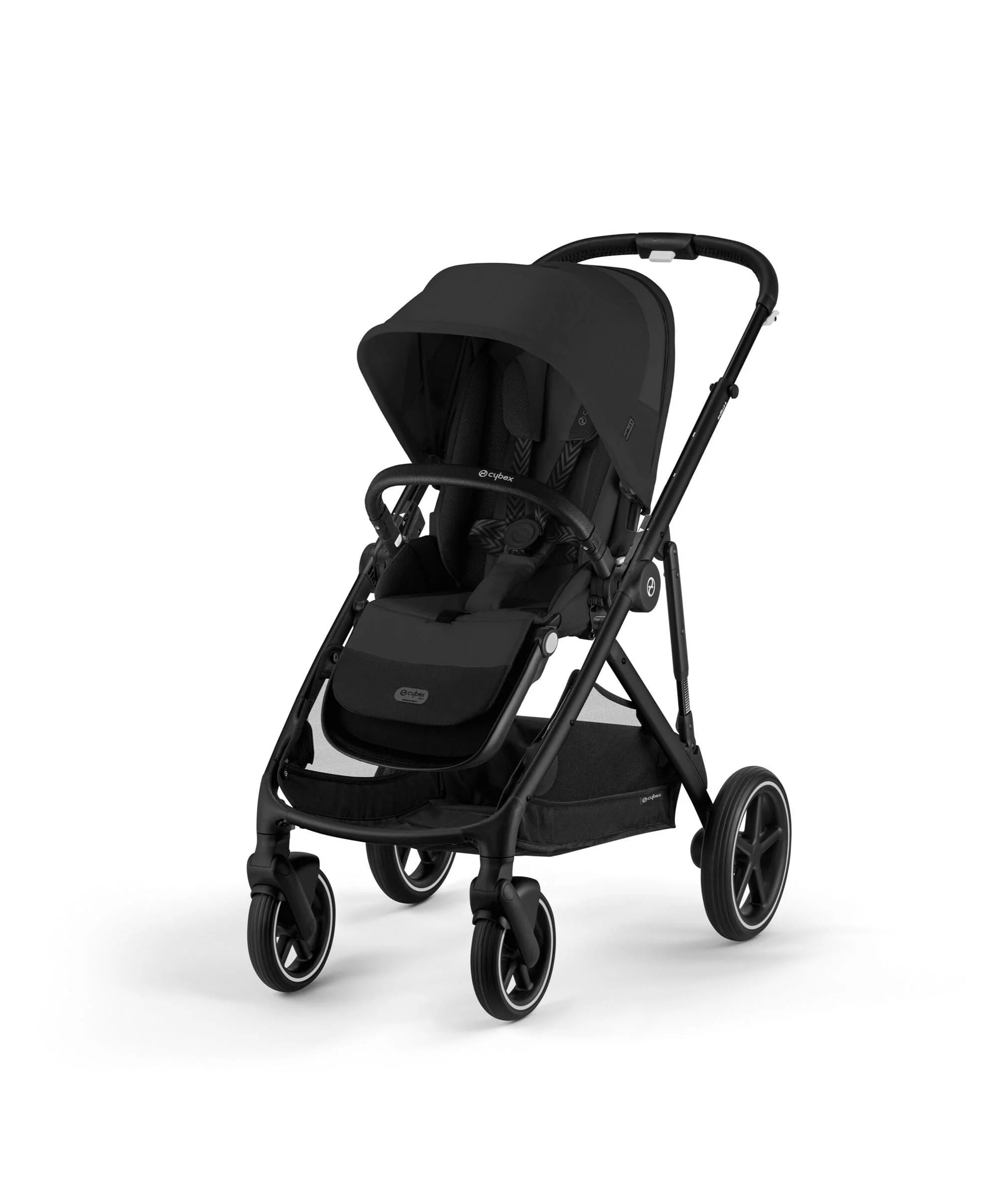 Cybex Gazelle S Pushchair Bundle with Cybex Cloud T i-Size Rotating Baby Car Seat (7 Pieces) - Moon Black - Image 2