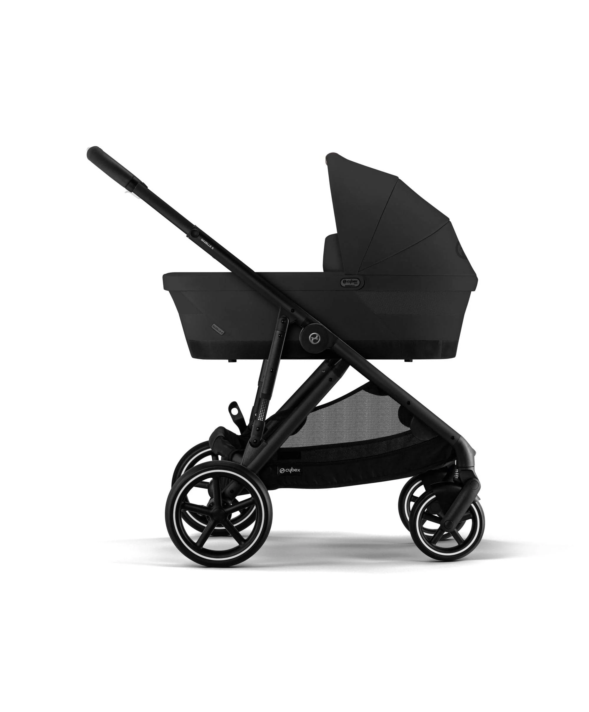 Cybex Gazelle S Pushchair Bundle with Cybex Cloud T i-Size Rotating Baby Car Seat (7 Pieces) - Moon Black - Image 7