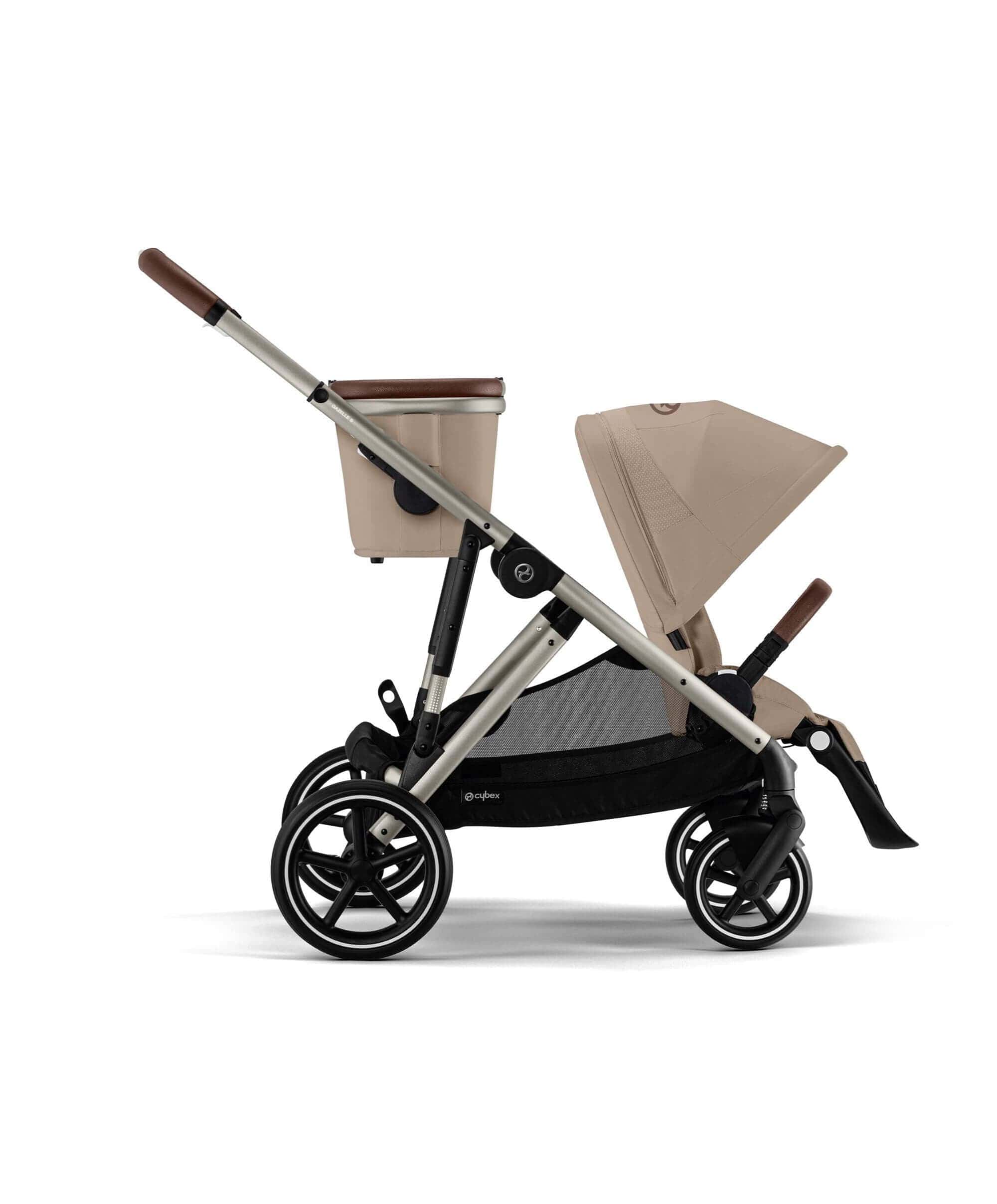 Cybex Gazelle S Twin Pushchair Bundle (12 Pieces) - Almond Beige - Image 13