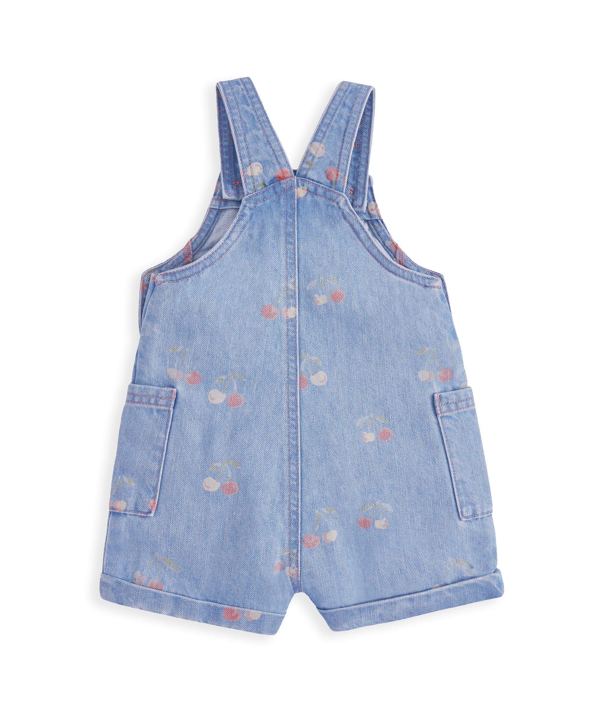 Cherry Denim Dungarees - Image 3