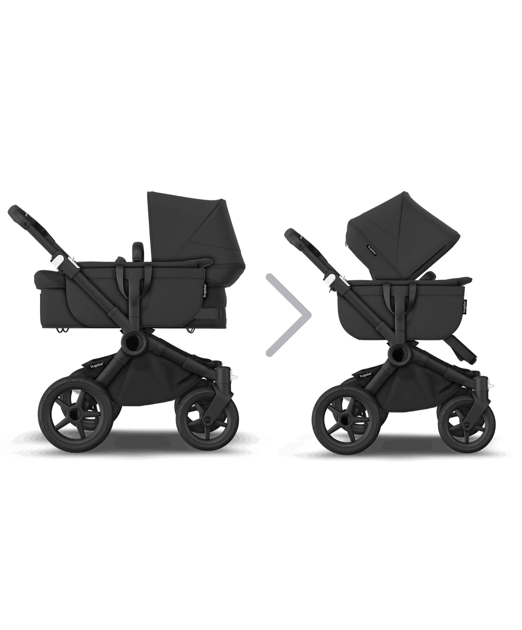 Bugaboo Donkey 5 Mono Complete Pushchair Essential Bundle - Midnight Black - Image 3