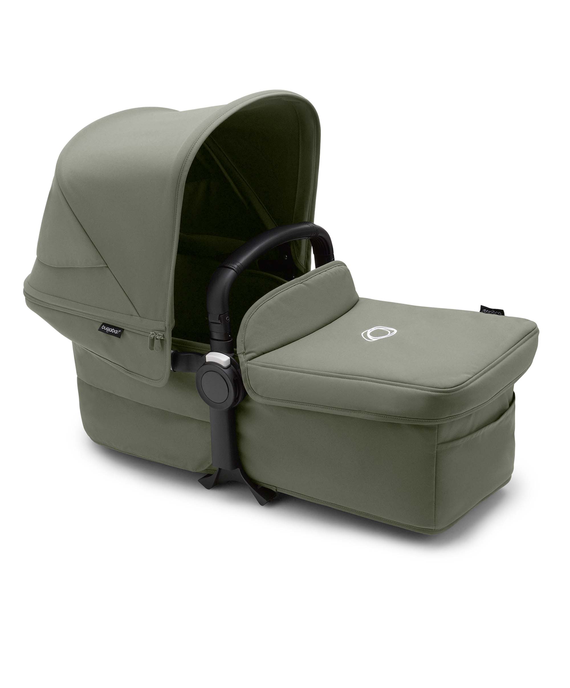 Bugaboo Donkey 5 Twin Pushchair Essential Bundle With Cybex Cloud T i-Size Rotating Baby Car Seat & Base (12 Pieces) - Forest Green - Image 11
