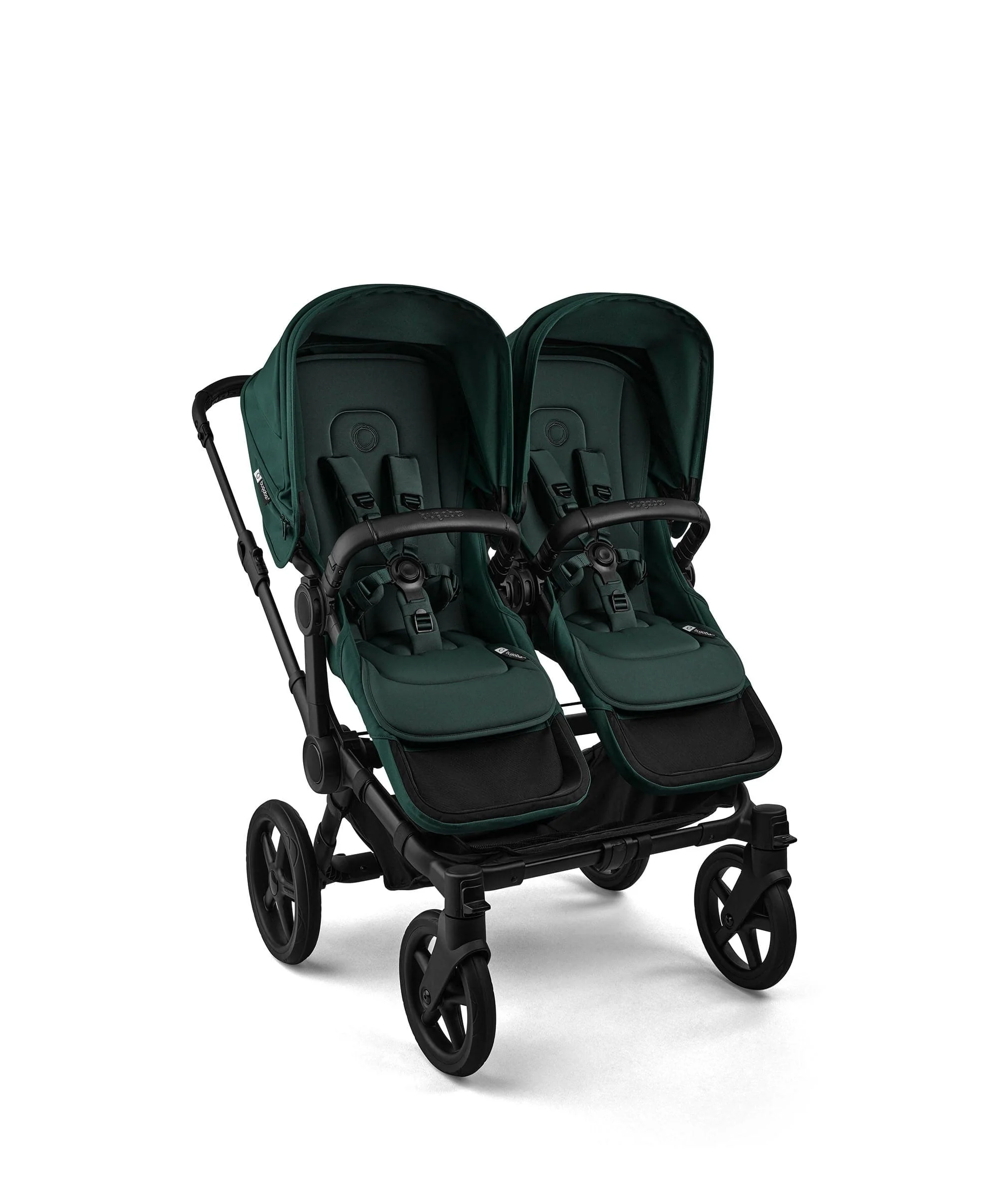 Bugaboo Donkey 6 Double Ultimate Pushchair Bundle With Cybex Cloud T i-Size Rotating Baby Car Seat & Base (8 Pieces) - Fern Green - Image 11