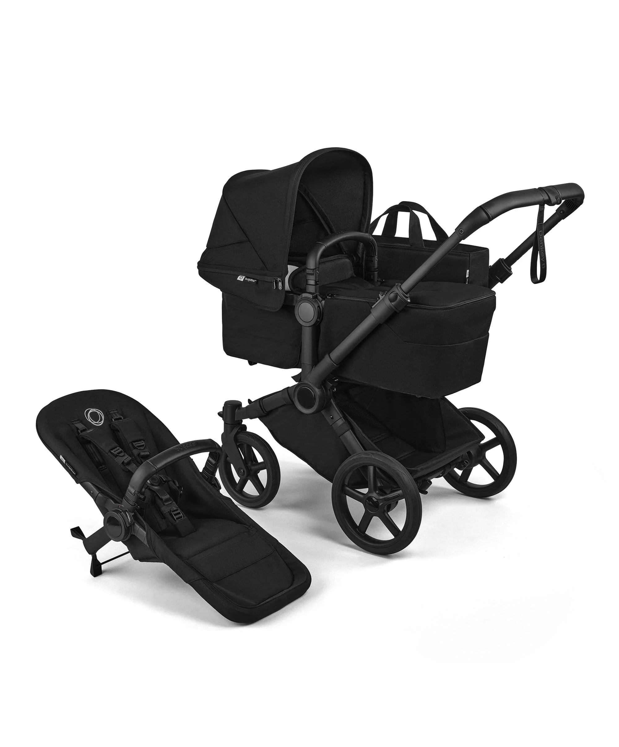 Bugaboo Donkey 6 Single Essential Pushchair Bundle (4 Pieces) - Heritage Black - Image 2