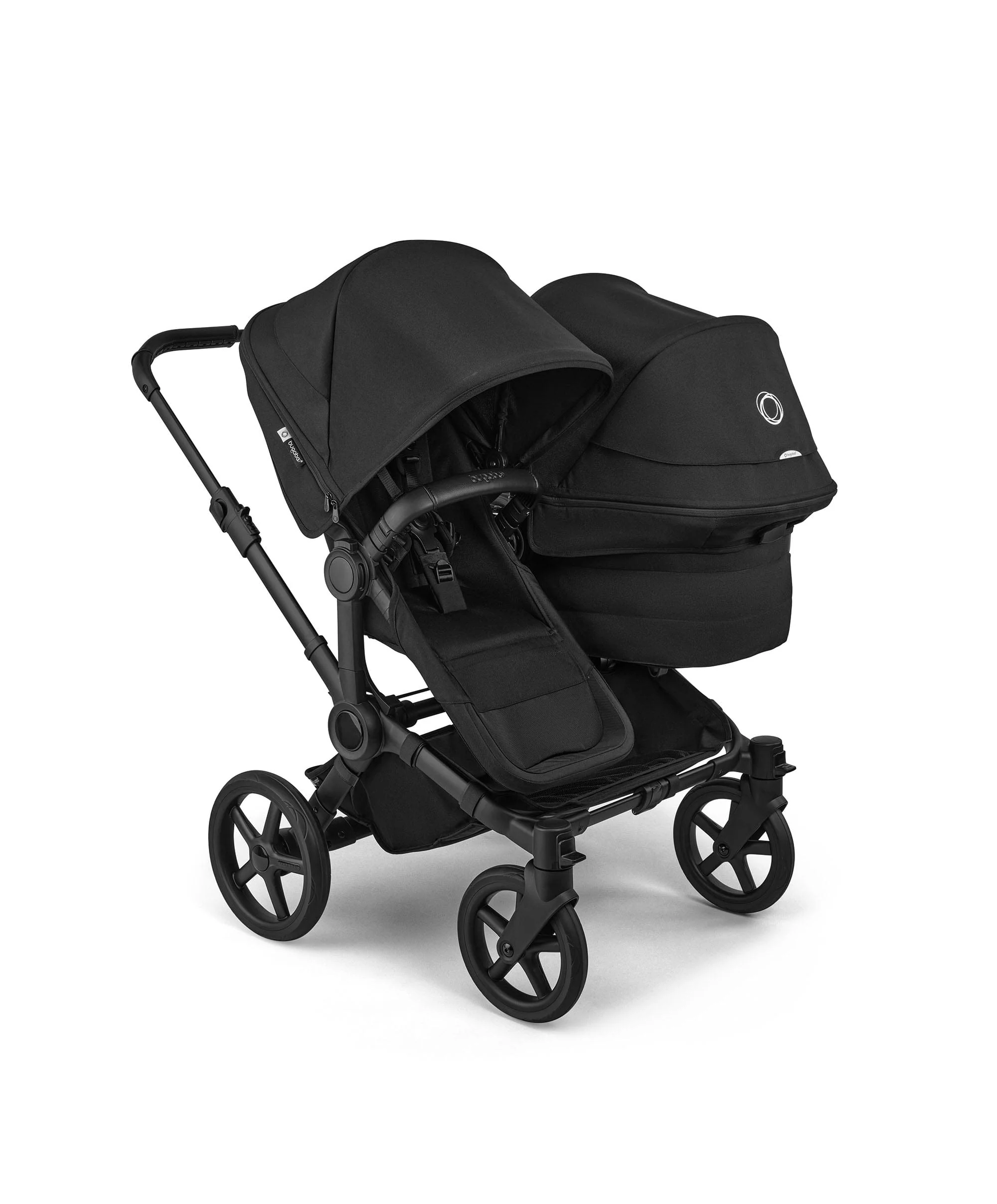 Bugaboo Donkey 6 Double Ultimate Pushchair Bundle With Cybex Cloud T i-Size Rotating Baby Car Seat & Base (8 Pieces) - Heritage Black - Image 8