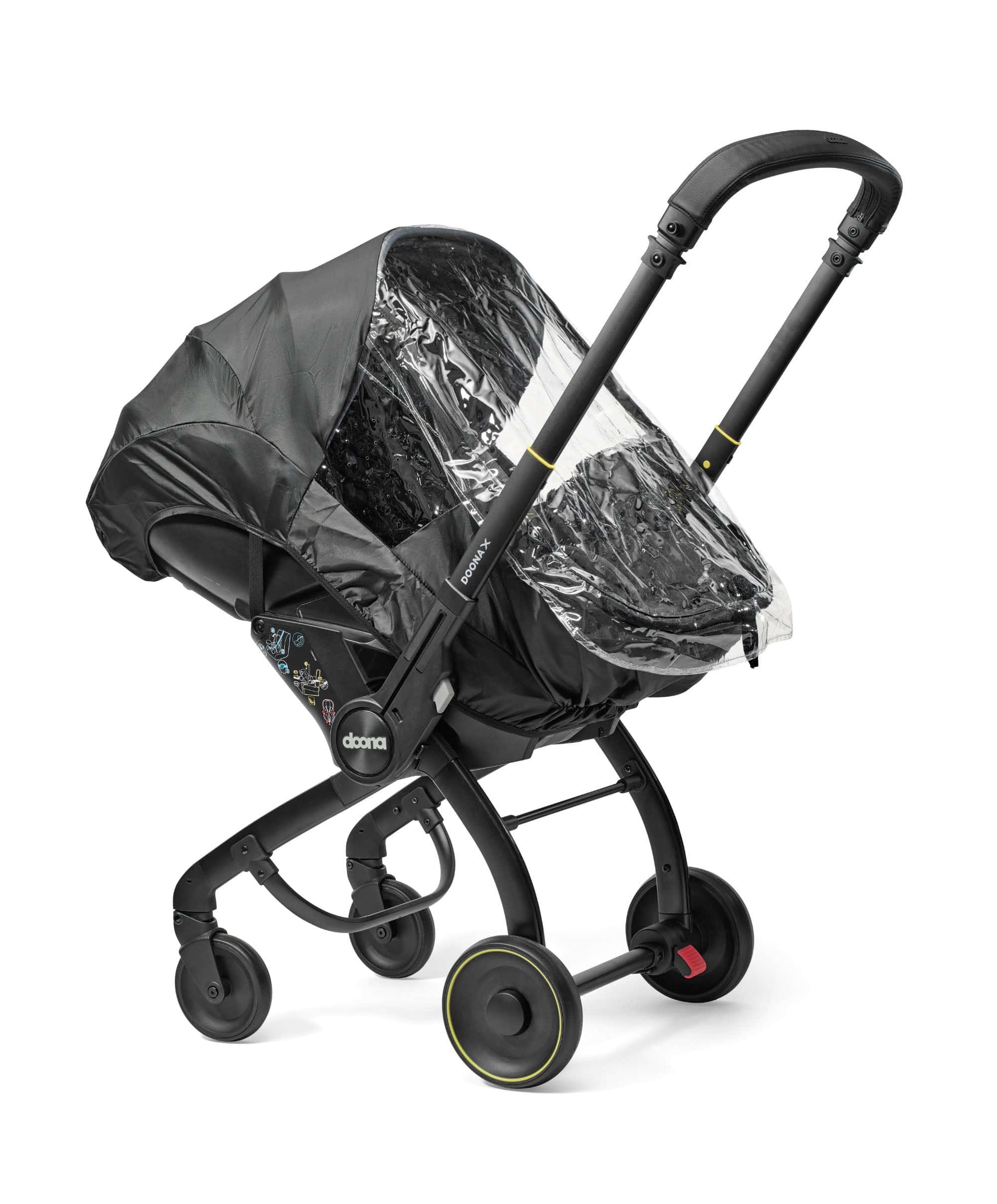 Doona X Car Seat & Stroller With Free Raincover - Nitro Black