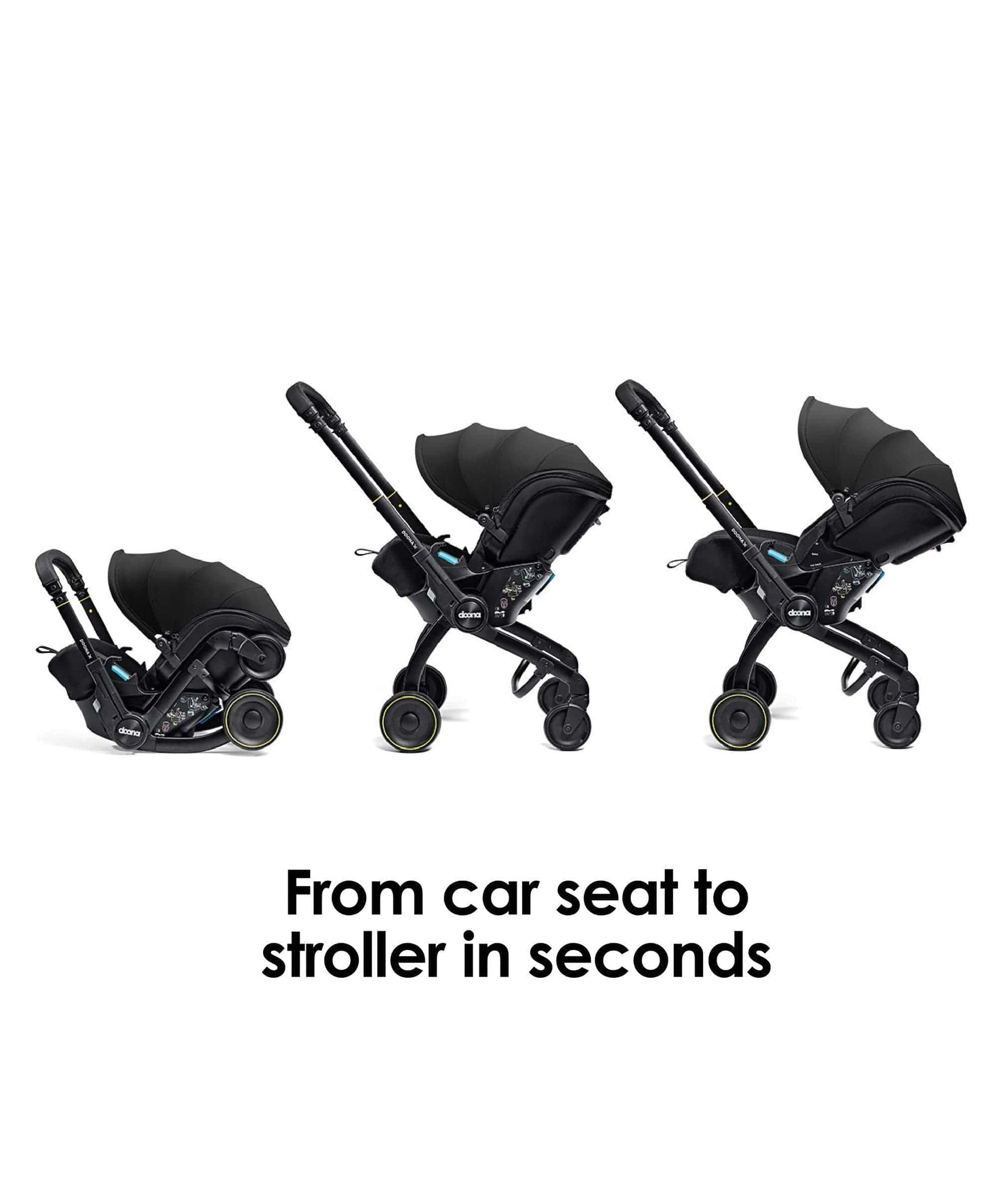 Doona X Car Seat & Stroller With Free Raincover - Nitro Black - Image 6