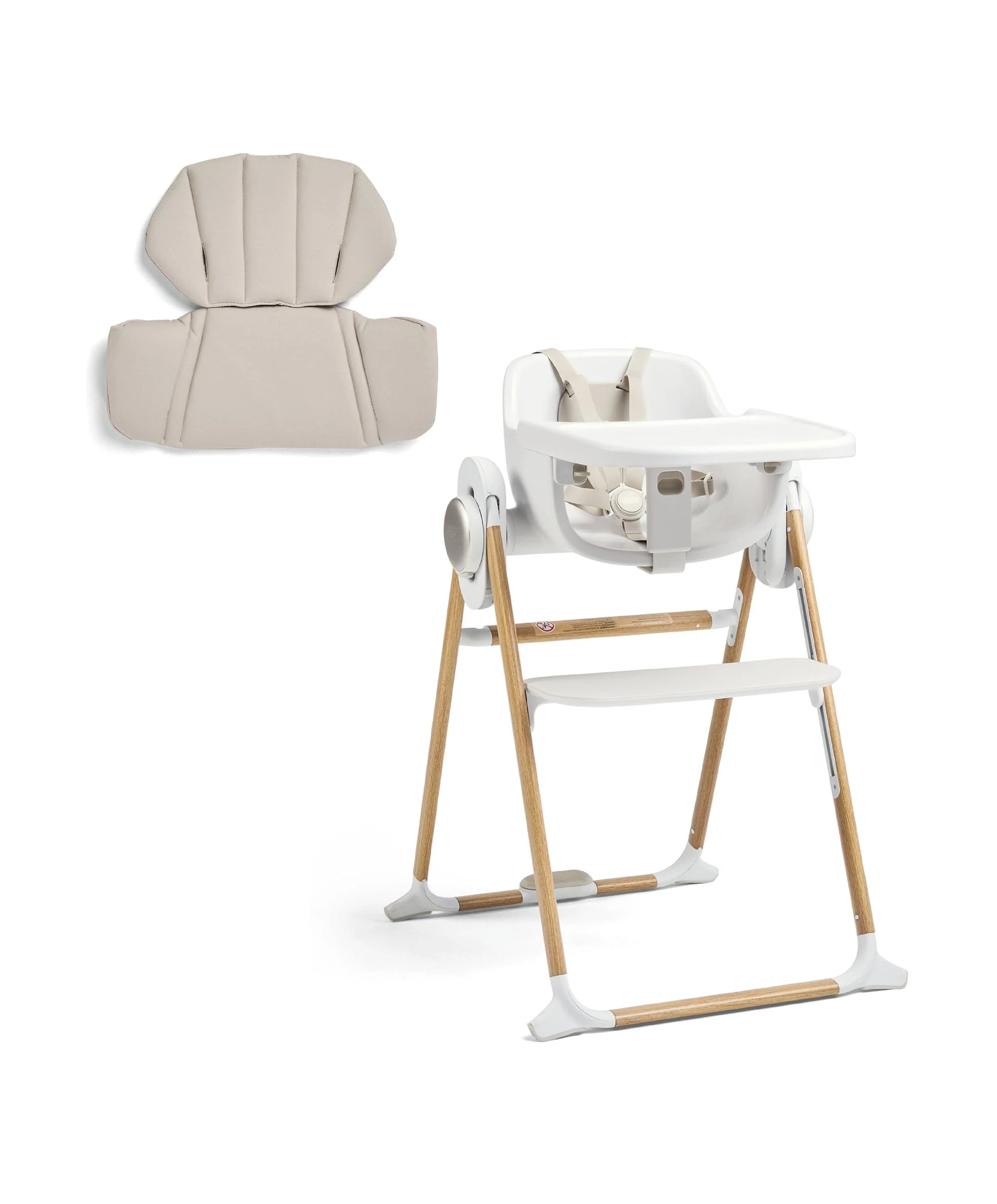 Eno Highchair & Eno Highchair Cushion Bundle - Cashmere