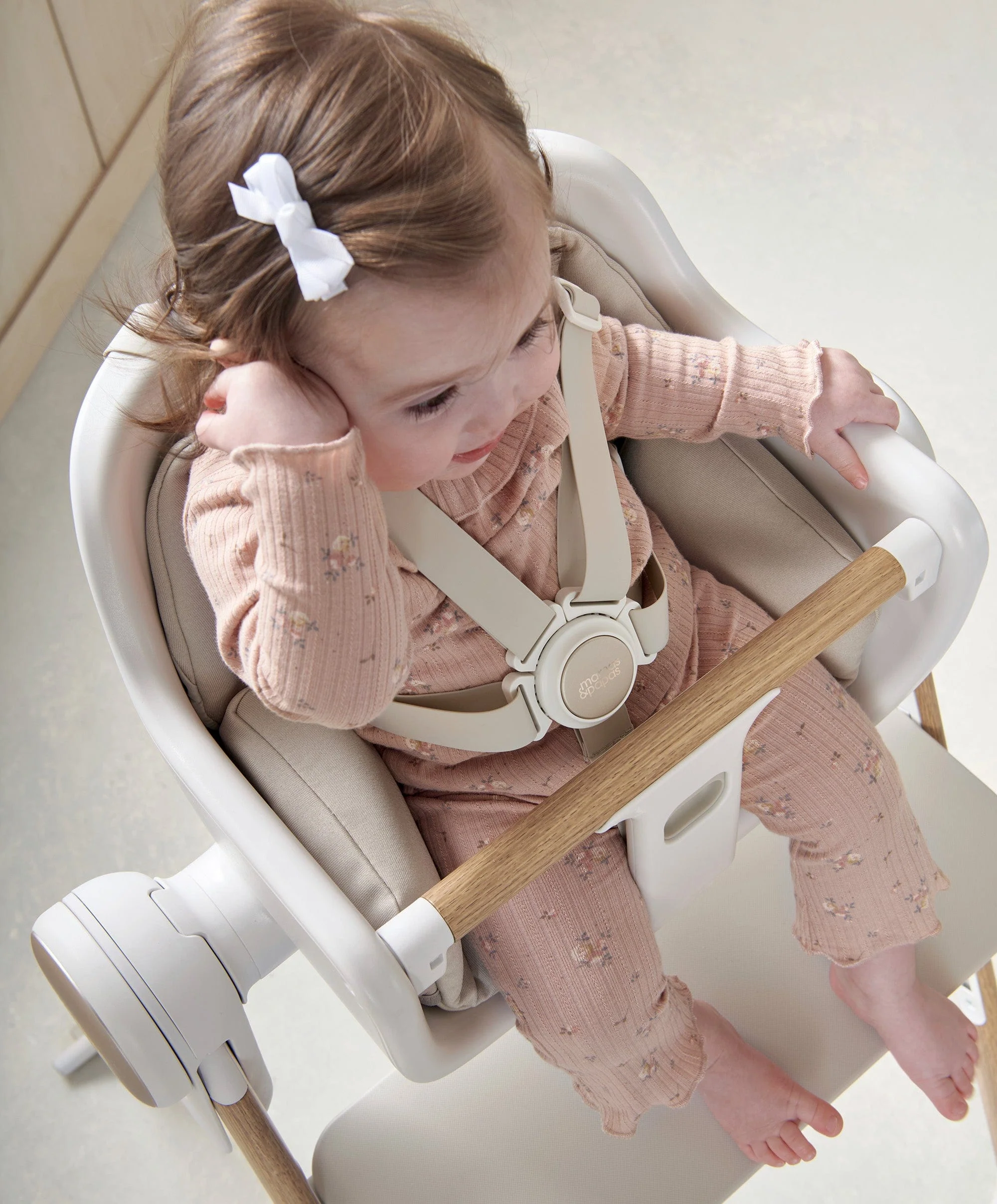 Eno Highchair, Bouncer & Cushion Complete Bundle - Cashmere - Image 4