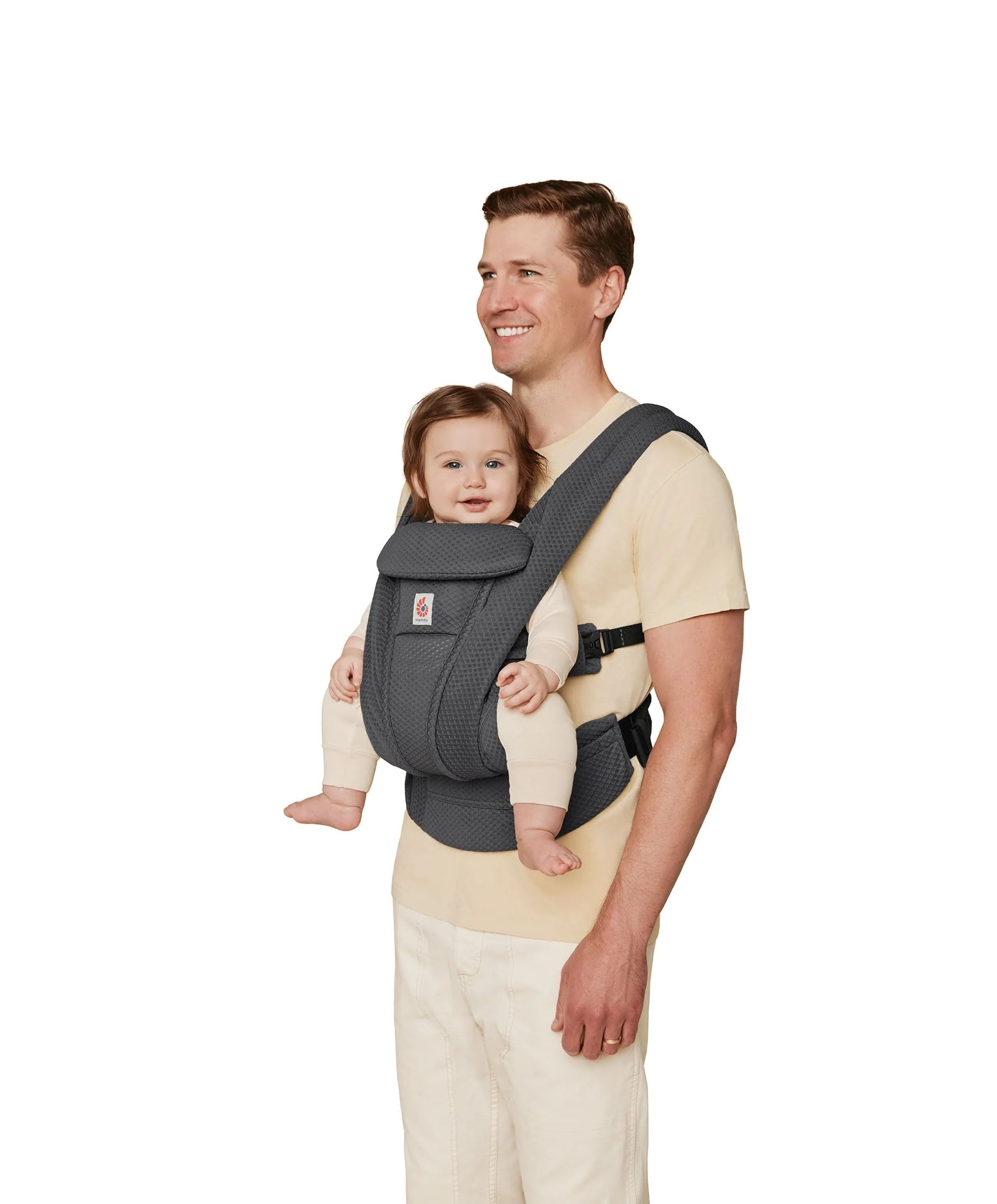 Ergobaby Omni Deluxe Mesh Baby Carrier- Graphite Grey - Image 8