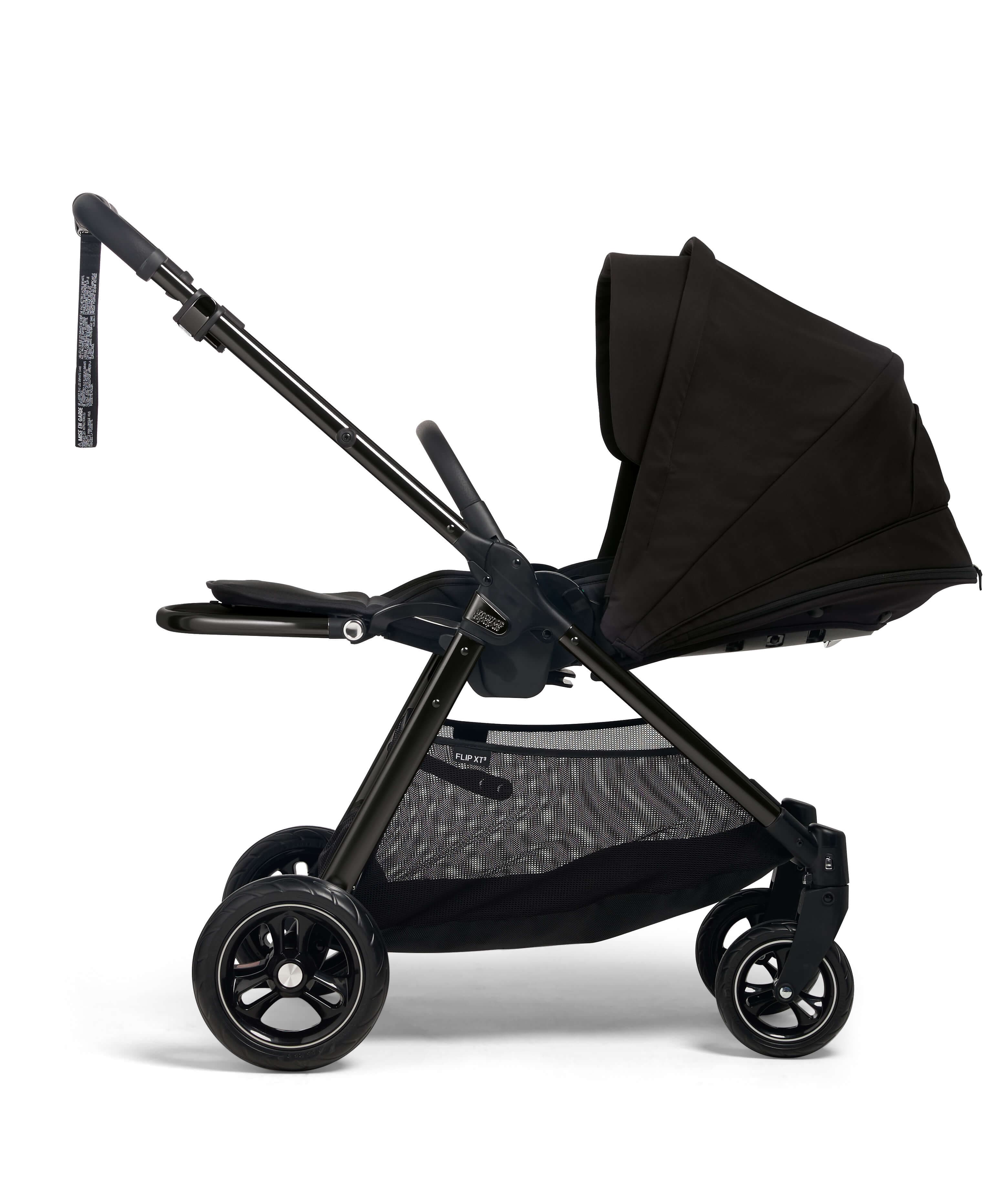 Flip XT³ Pushchair Bundle with Cybex Aton B Car Seat & Base (5 Pieces) - Ink - Image 4