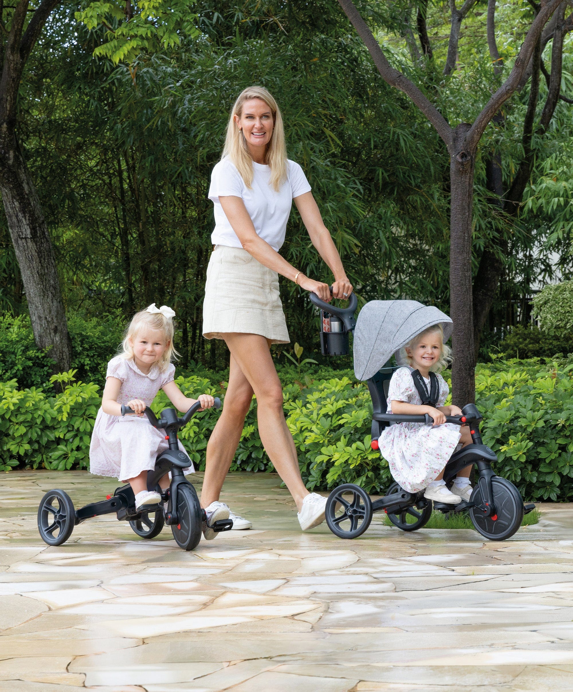 Globber Explorer Trike Foldable 4 in 1 - Black - Image 3