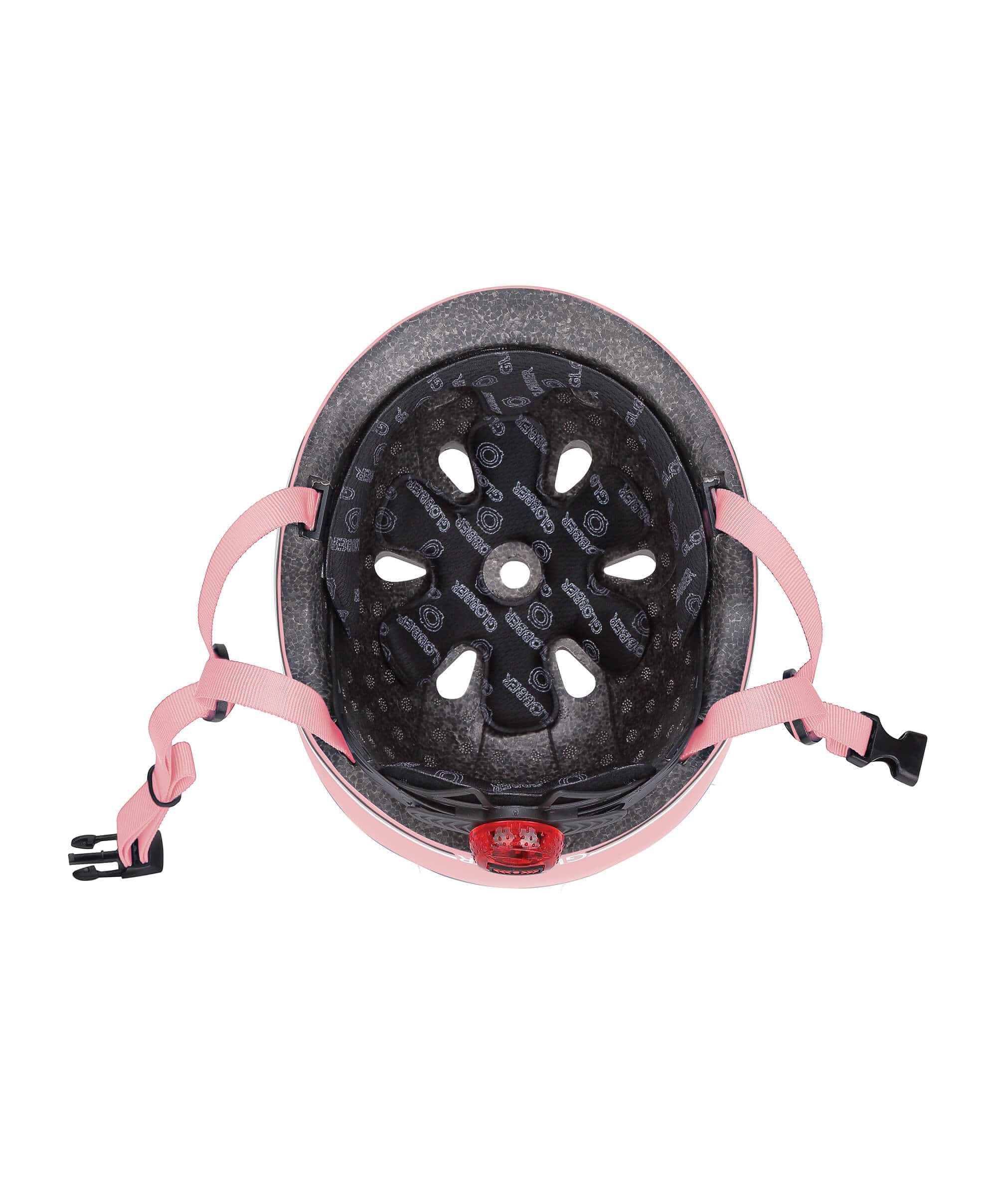Globber GO-UP Lights Helmet - Pastel Pink - Image 10